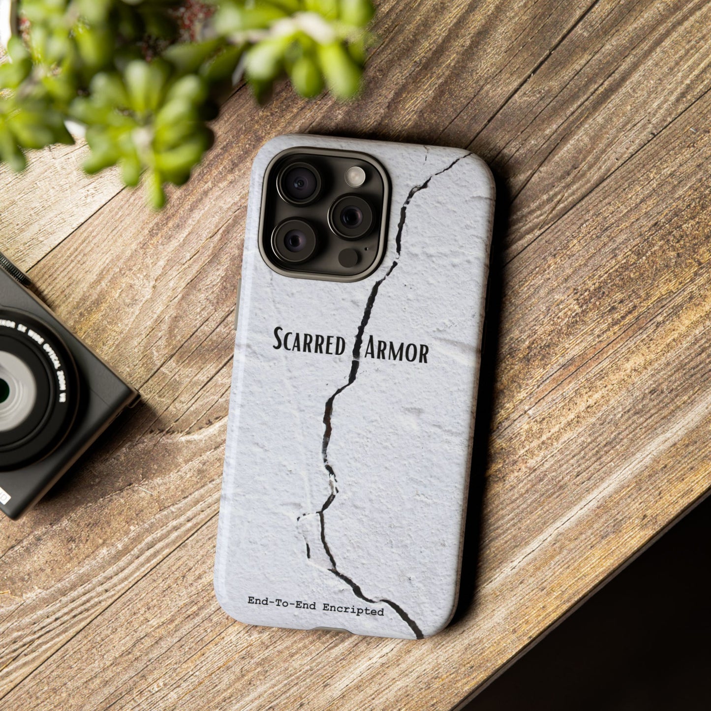 Tough iPhone Cases Phone Case_ Series N8+ TCPCASE PT2WW001_ Limited Edition Scarred Armor Design iPhone Cases by WesternWaves: