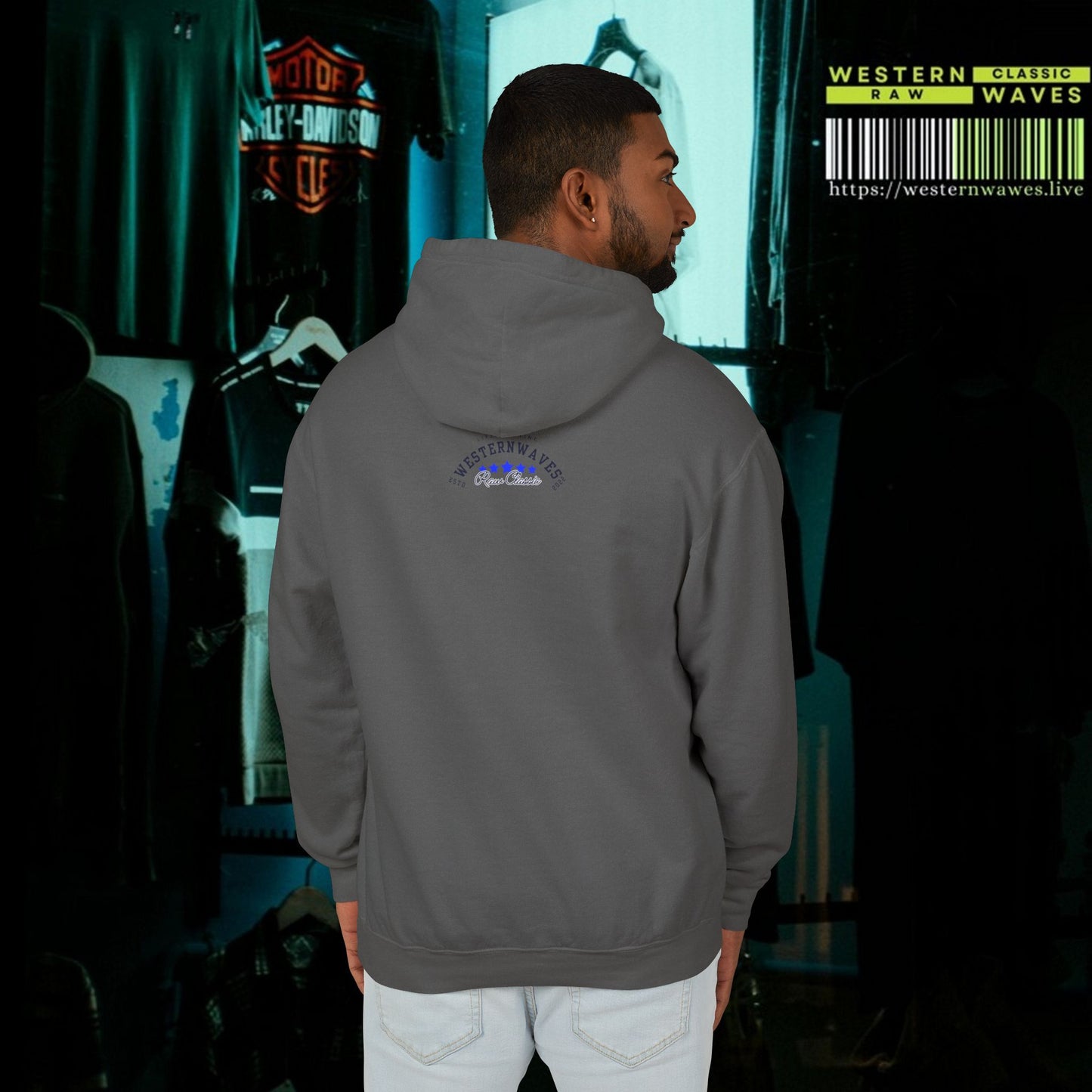 Unisex Lightweight Hooded Sweatshirt – N2* Series USLWHSS PT2WW027_ Limited Edition Crafted Comfort by WesternWaves: