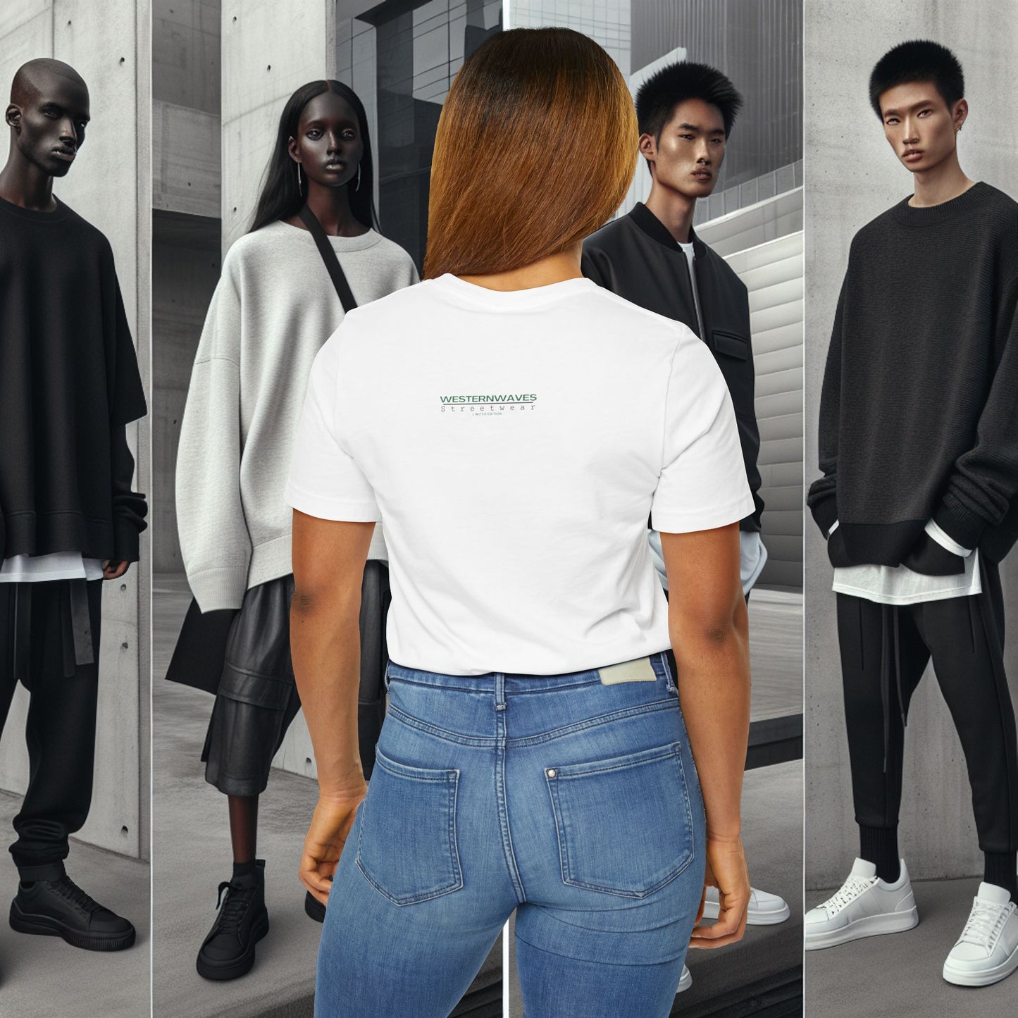 Casual Tee_ Series UWD 070_ Limited Edition Casual Streetwear Tee by WesternWaves: