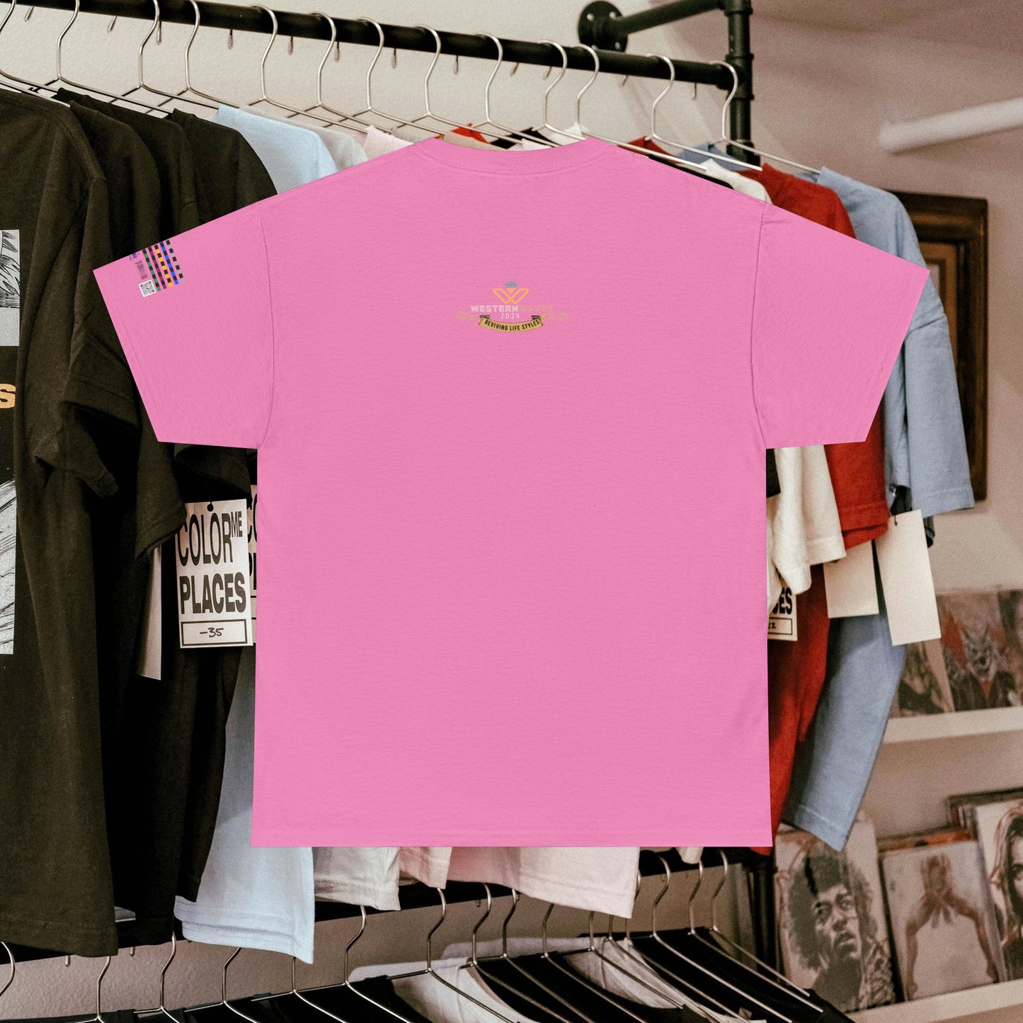 Unisex Heavy Cotton Tee_ Crafted from premium 100% cotton_ N+ Series UHCT PT2WV011_ Limited Edition by WesternWaves: