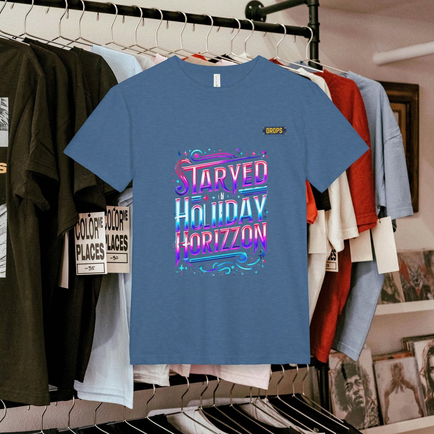Unisex Sueded T-shirt_ 28 June 2025_ Limited Edition Summer Festivities, by WesternWaves: