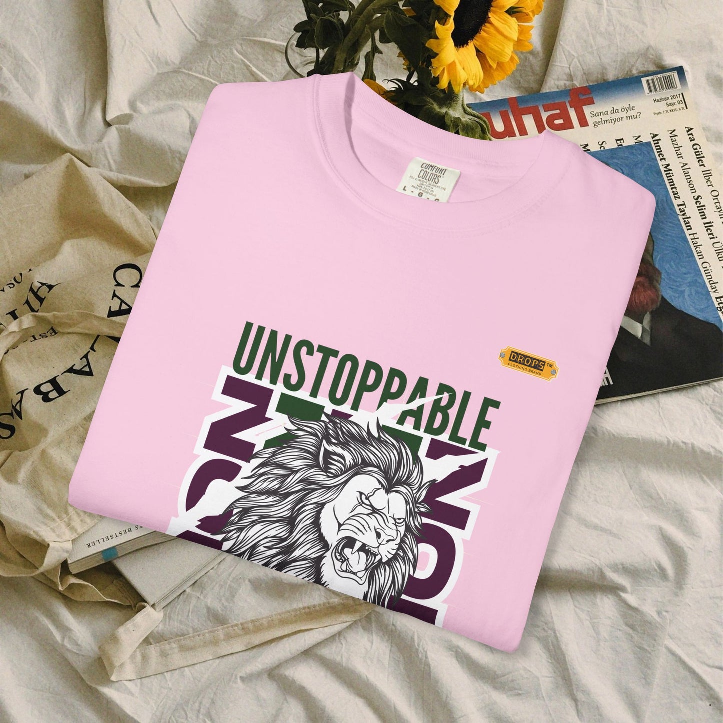 Unisex Garment-Dyed T-Shirt_ 26 June 2025_ Limited Edition Strength in Diversity by WesternWaves: