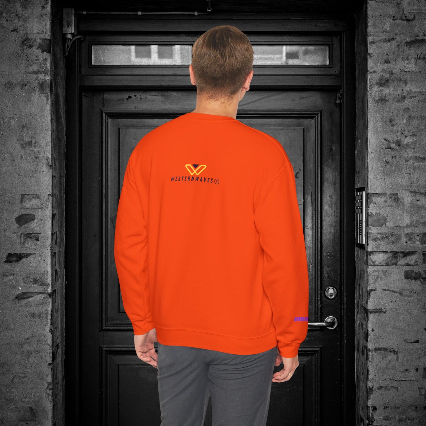 Unisex Heavy Blend™ Crewneck Sweatshirt_ N2+ Series UHBCSS PT2WW027_ Limited Edition Pure Luxury By WesternWaves: