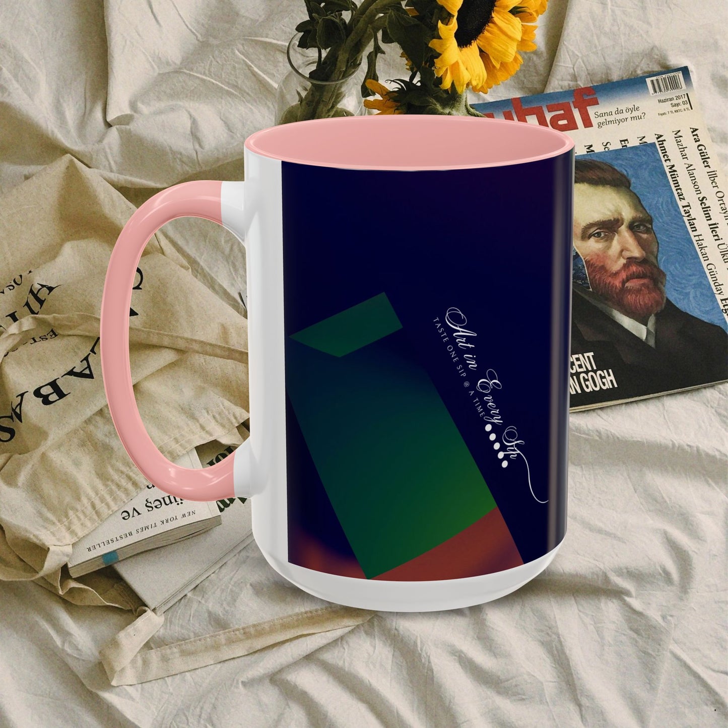 Accent Coffee Mug 11, 15oz_ N3+ Series ACM11OZ PT2WW018_ Limited Edition Perfect Blend of Style by WesternWaves: