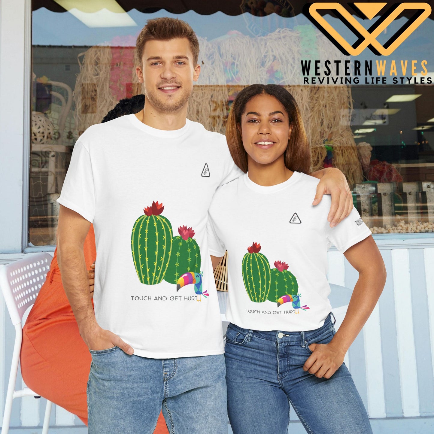 Unisex Heavy Cotton Tee_ Crafted from premium 100% cotton_ N2 Series UHCT PT2WW001_ Limited Edition Comfort & Durability by WesternWaves: