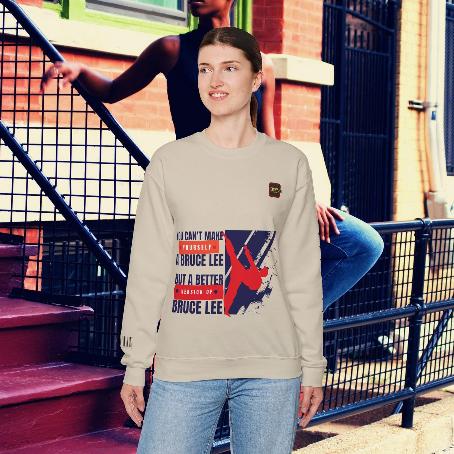 Unisex Heavy Blend™ Crewneck Sweatshirt_ N2 Sports Series UHBCSS PT2WW010_ Limited Edition ‘Zeztz’ Brand Sports Elements by WesternWaves: