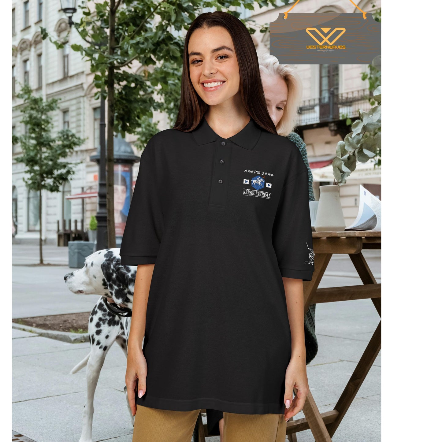 Unisex Polo Shirt_ Series N8+ USPS PT2WW001_ 11 Sep 2025_ Limited Edition Casual Wear by WesternWaves:
