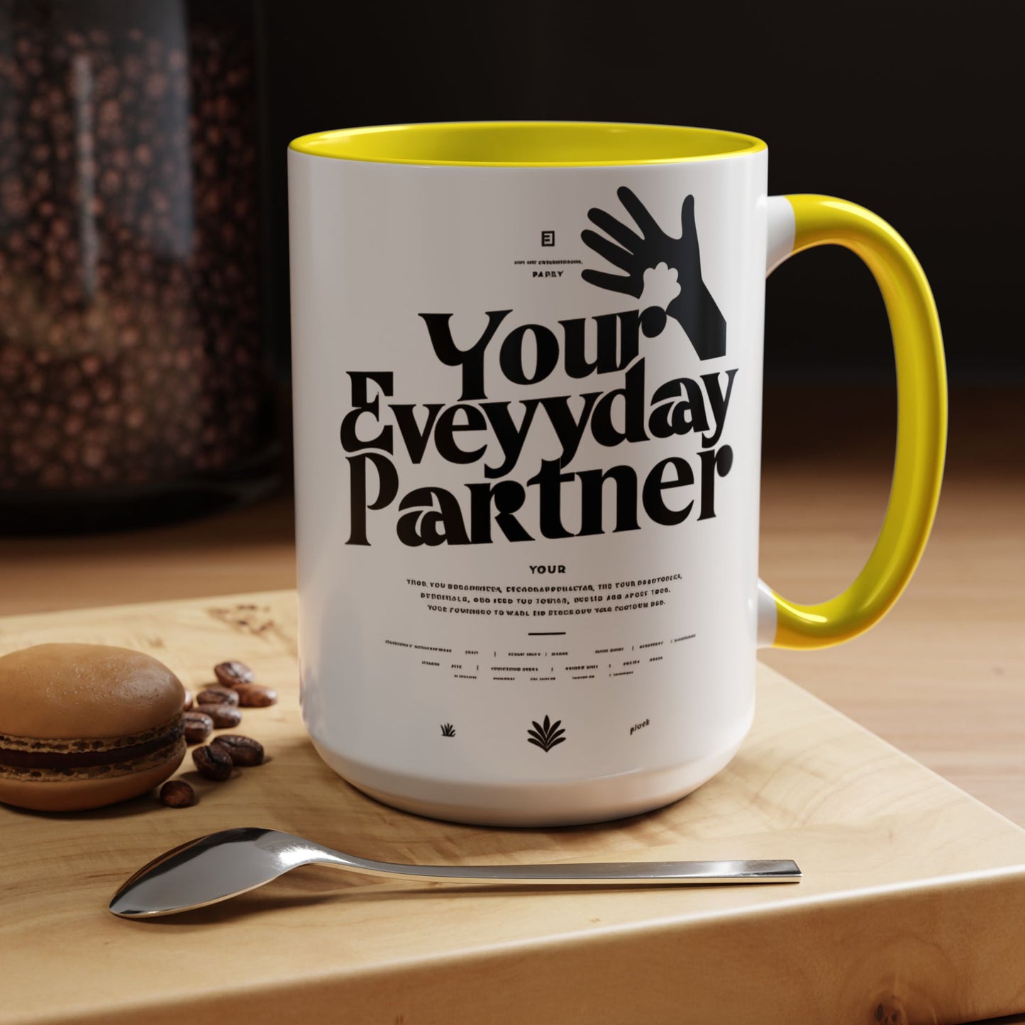 Accent Coffee Mug 11oz, 15oz_ N3* Series ACM11OZ PT2WW023_ Limited Edition Perfect Blend of Style by WesternWaves:
