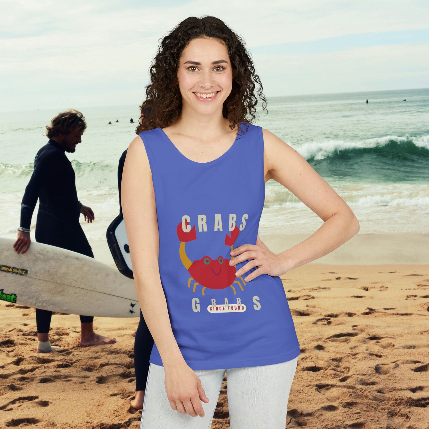 Unisex Garment-Dyed Tank Top_ N2+ Series USGDTT PT2WW012_ Limited Edition Comfort & Style by WesternWaves: