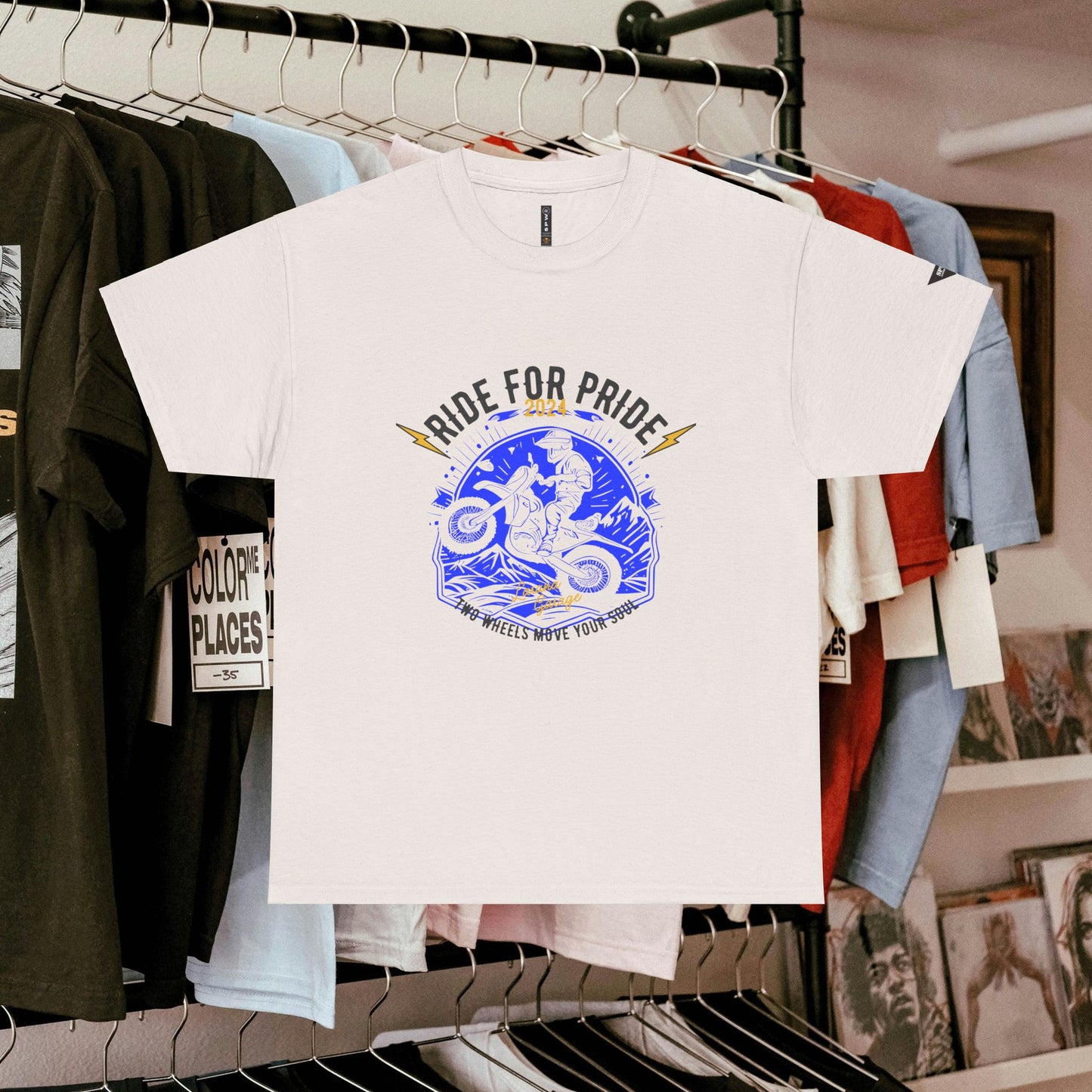 Unisex Heavy Cotton Tee_ Crafted from premium 100% cotton_ N3+ Series UHCT PT2WV004_ Limited Edition by WesternWaves: