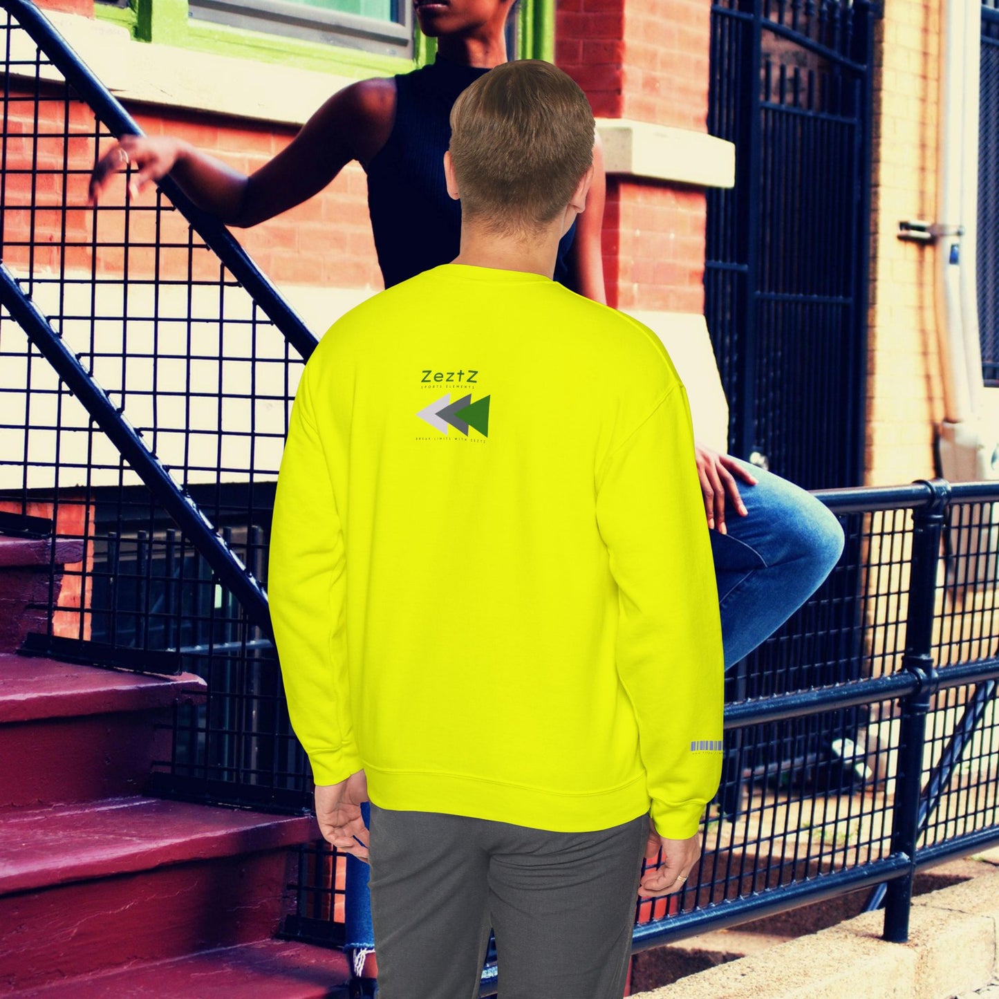 Unisex Heavy Blend™ Crewneck Sweatshirt_ N2+ Sports Series UHBCSS PT2WW008_ Limited Edition ‘Zeztz’ Brand Sports Elements by WesternWaves: