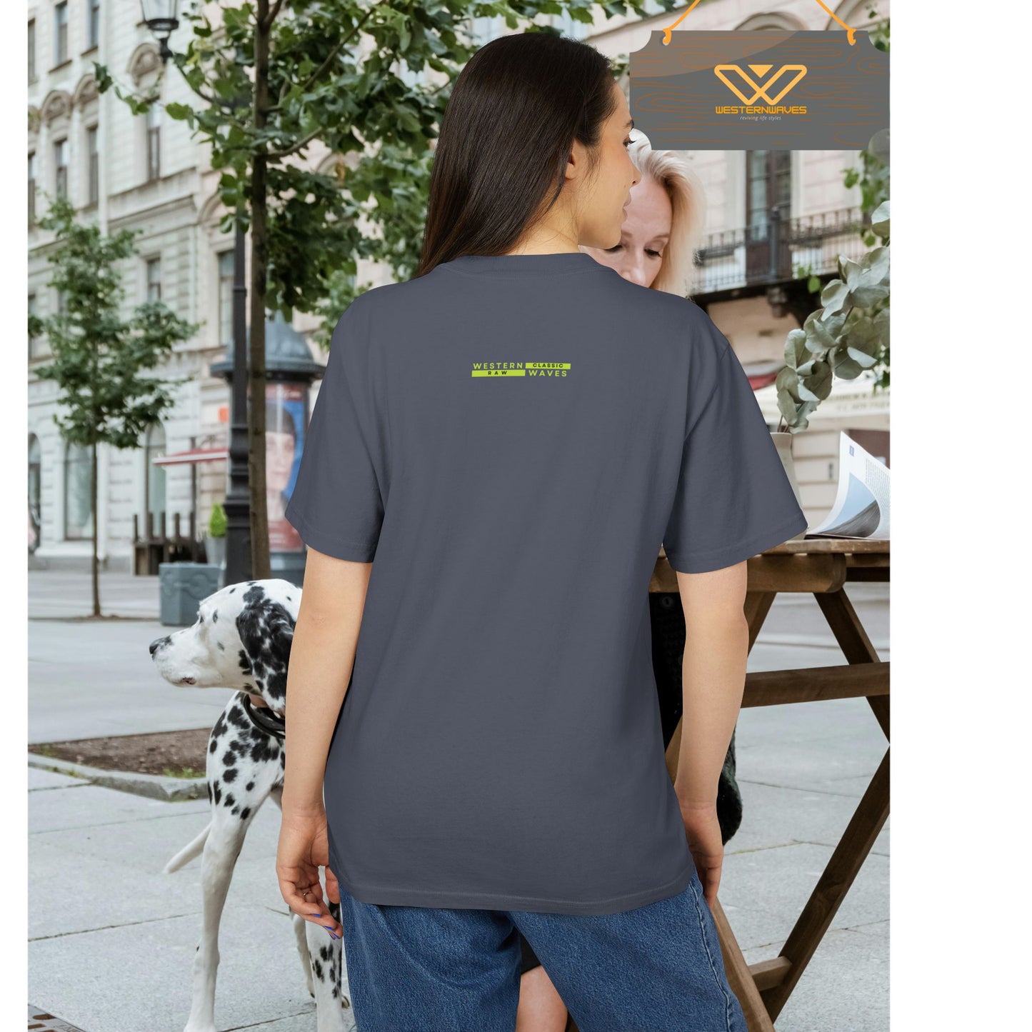 Unisex Heavy Faded Tee_ N7* Series USHFTEE PT2WW013_ Limited Edition Heavy Faded Tee by WesternWaves: