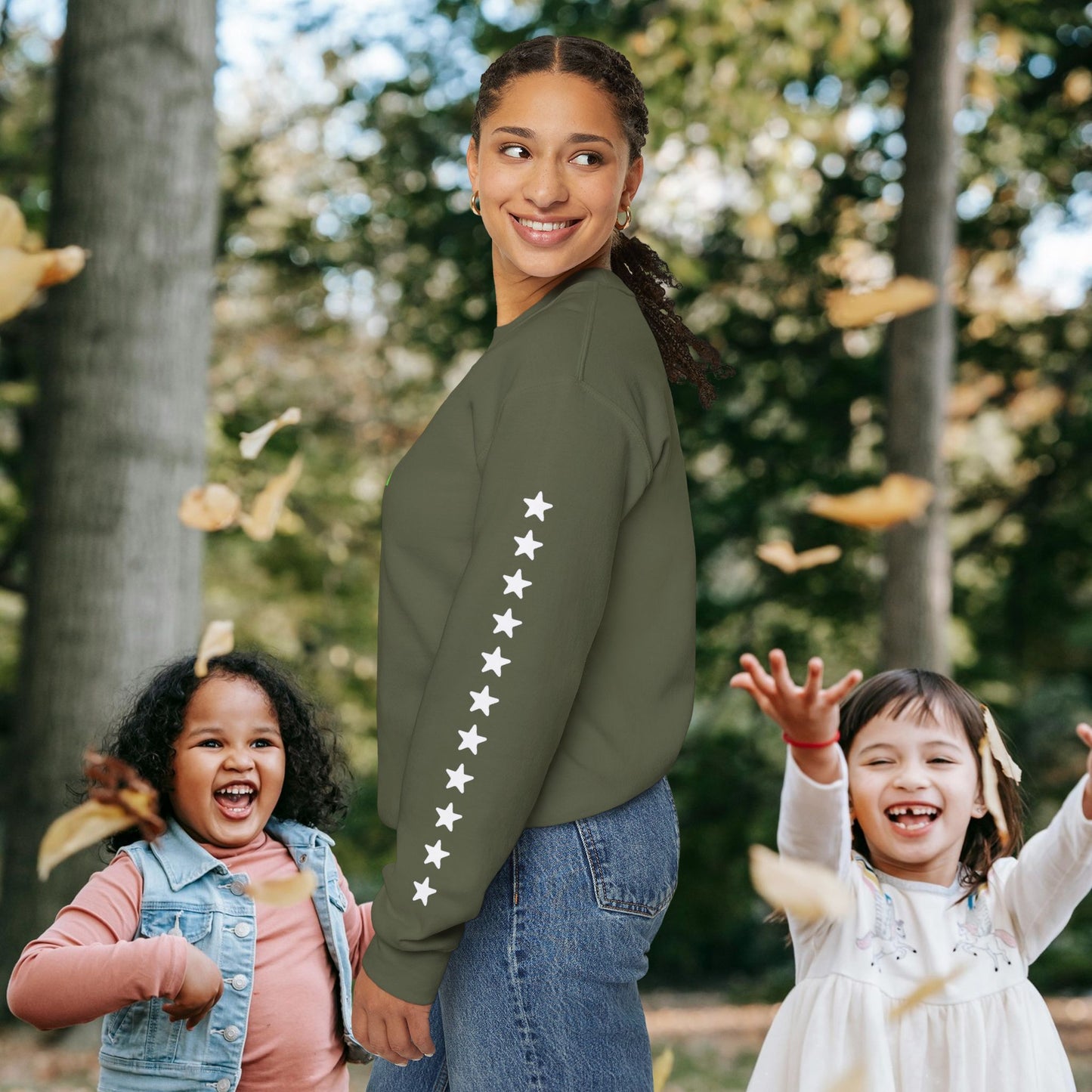 Unisex Heavy Blend™ Crewneck Sweatshirt_ N3+ Series UHBCSS PT2WW006_ Limited Edition Pure Luxury By WesternWaves: