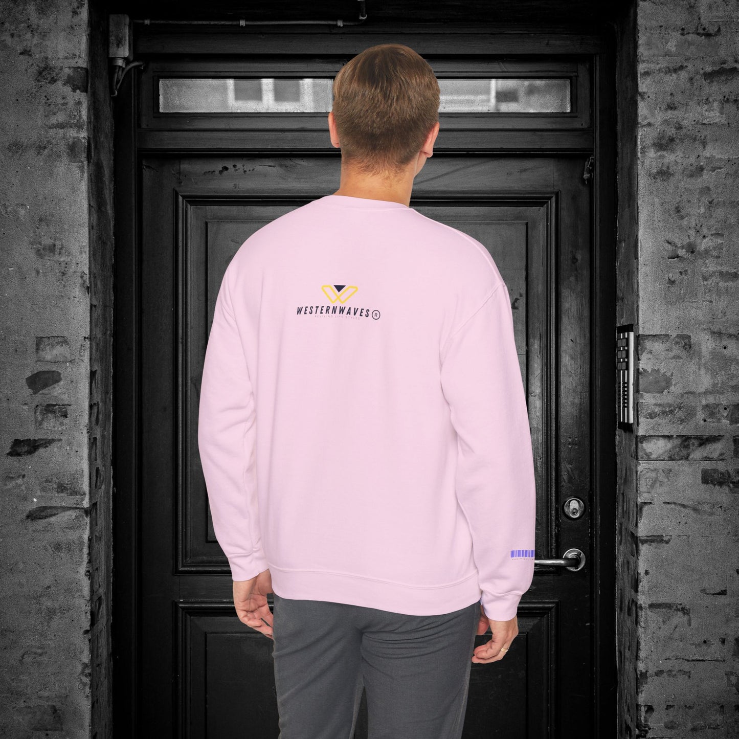 Unisex Heavy Blend™ Crewneck Sweatshirt_ N2+ Series UHBCSS PT2WW027_ Limited Edition Pure Luxury By WesternWaves: