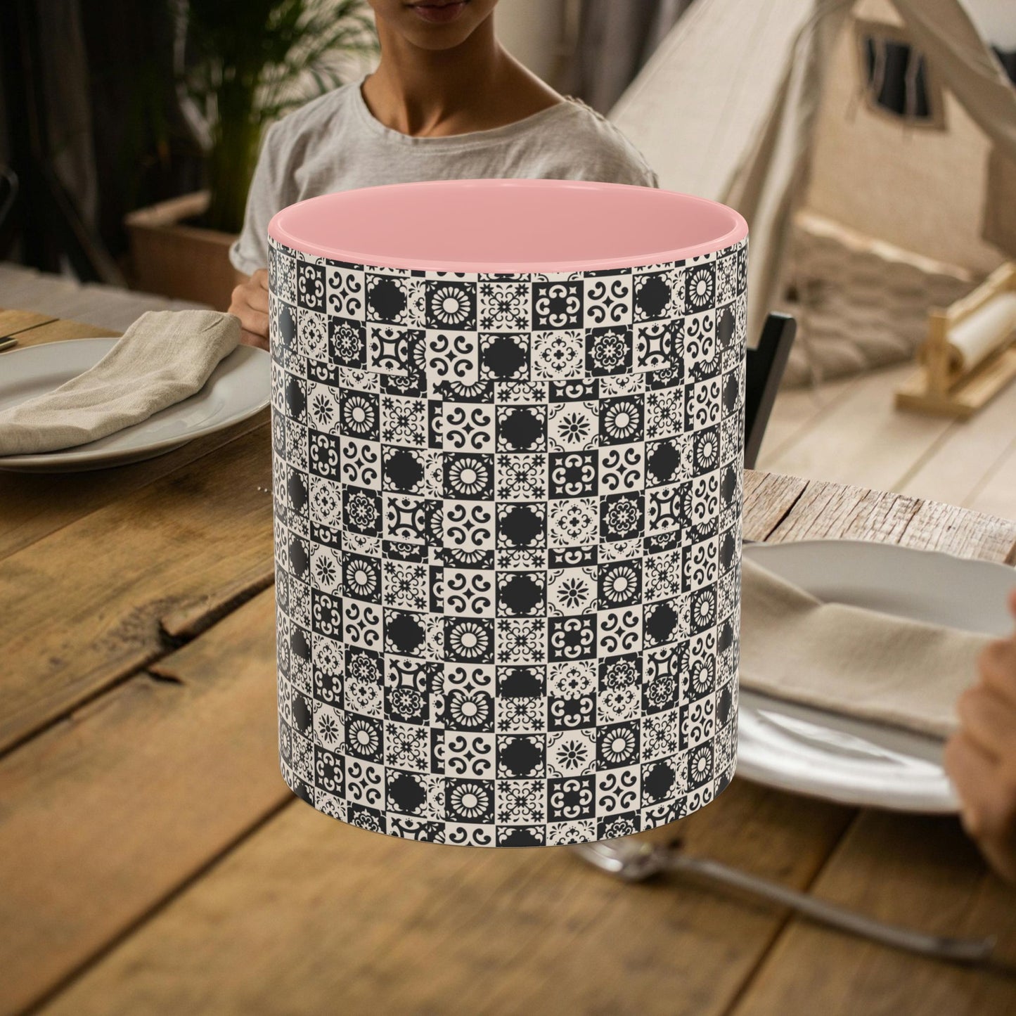 11oz Accent Mug_ N2 Series 11OZACM PT2WW001_ Limited Edition Perfect Blend of Style by WesternWaves: