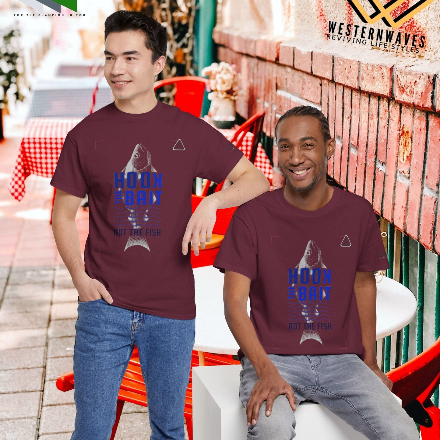 Unisex Heavy Cotton Tee_ Crafted from premium 100% cotton_ N2 Series UHCT PT2WW001_ Limited Edition Comfort & Durability by WesternWaves:
