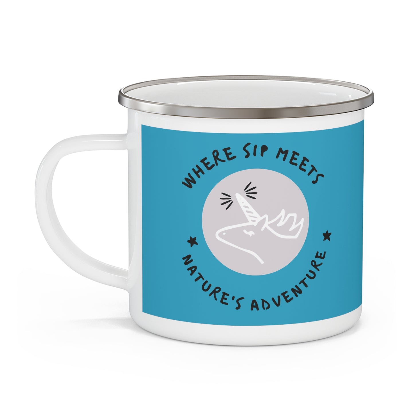 Enamel Camping Mug_ N3+ Series ECMUG PT2WW001_ Limted Edition by WesternWaves: