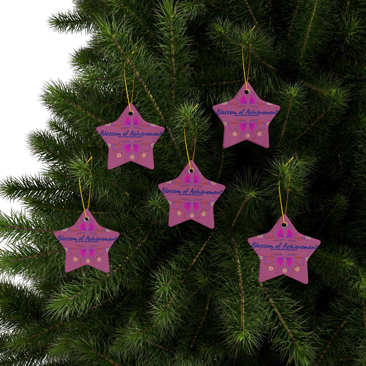 Ceramic Ornaments, 2-Side Print, (1pc, 3pcs, 5pcs, 10pcs)_ N2+ Series CO2SP PT2WW001_ Limited Edition Designs For Durability & Elegance by WesternWaves: