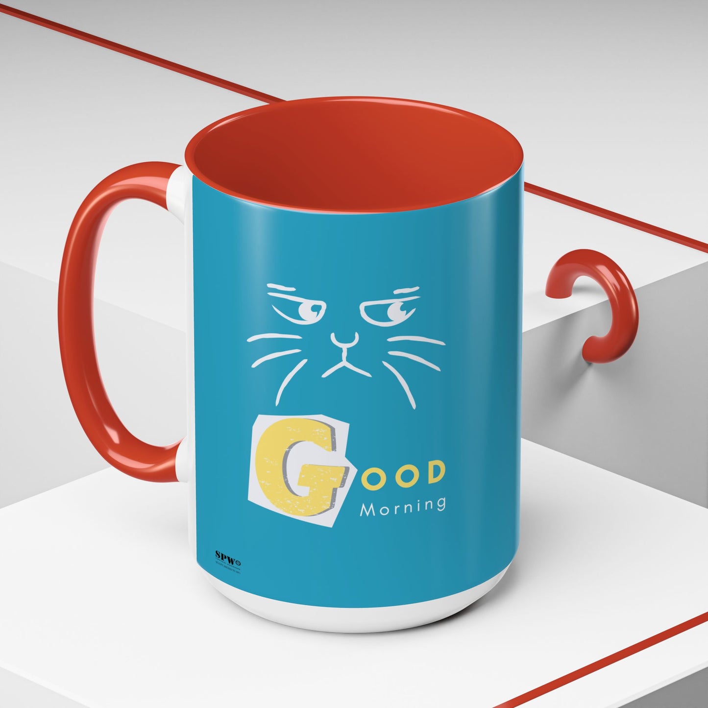 Accent Coffee Mug (11, 15oz)_ N+ Series ACMUG PT2WW006_ Limited Edition Mug by WesternWaves