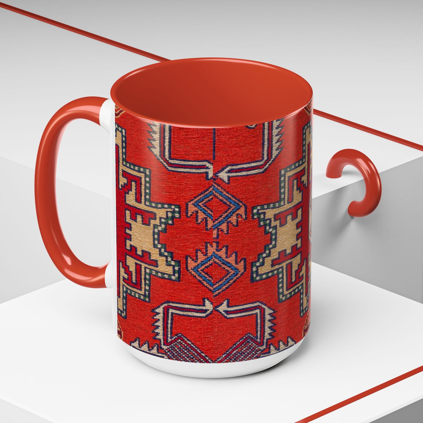 Accent Coffee Mug 11, 15oz_ N3+ Series ACM11OZ PT2WW019_ Limited Edition Perfect Blend of Style by WesternWaves: