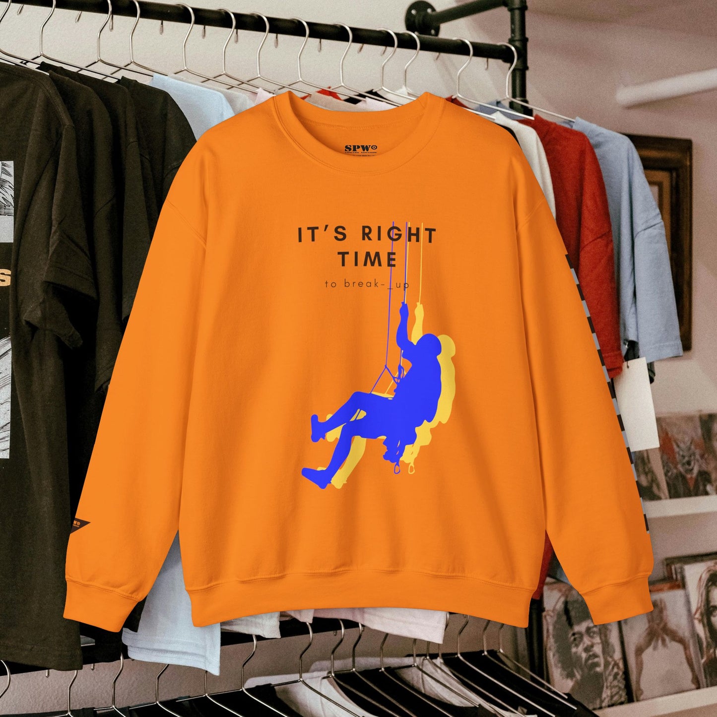 Unisex Heavy Blend™ Crewneck Sweatshirt_ N3+ Series UHBCSS PT2WW019_ Limited Edition by WesternWaves: