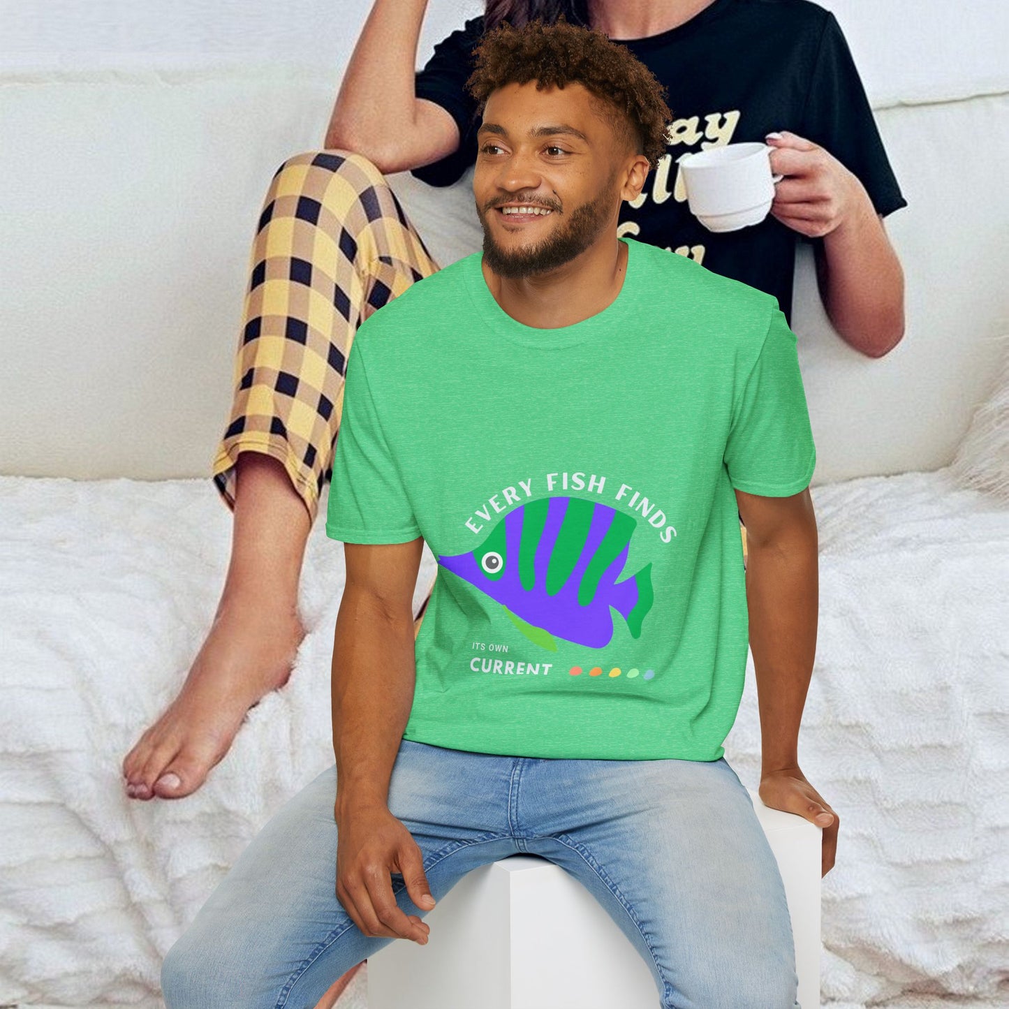 Unisex Softstyle T-Shirt_ N+ Series USSTS FT2WW010_ Limited Edition by WesternWaves: