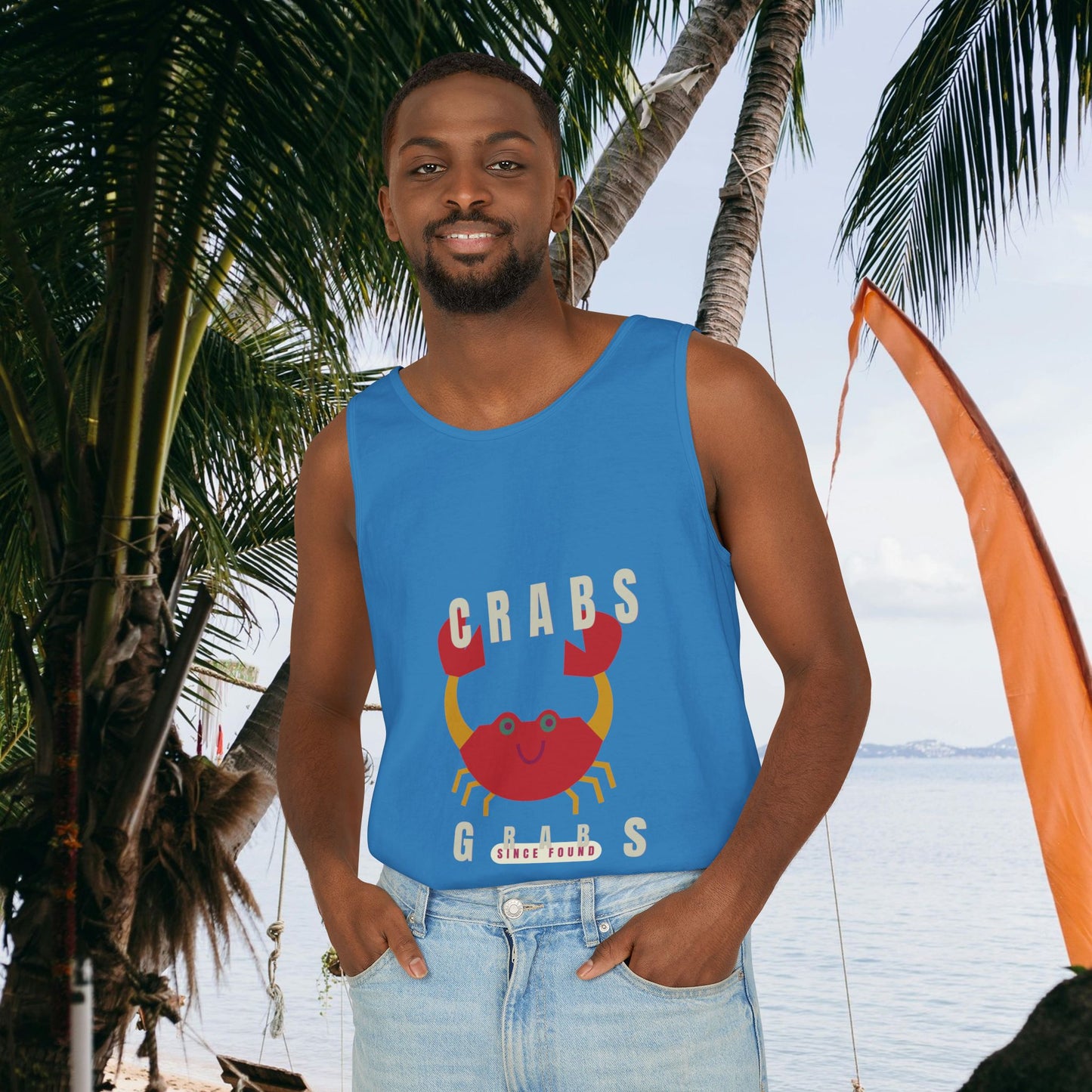 Unisex Garment-Dyed Tank Top_ N2+ Series USGDTT PT2WW012_ Limited Edition Comfort & Style by WesternWaves:
