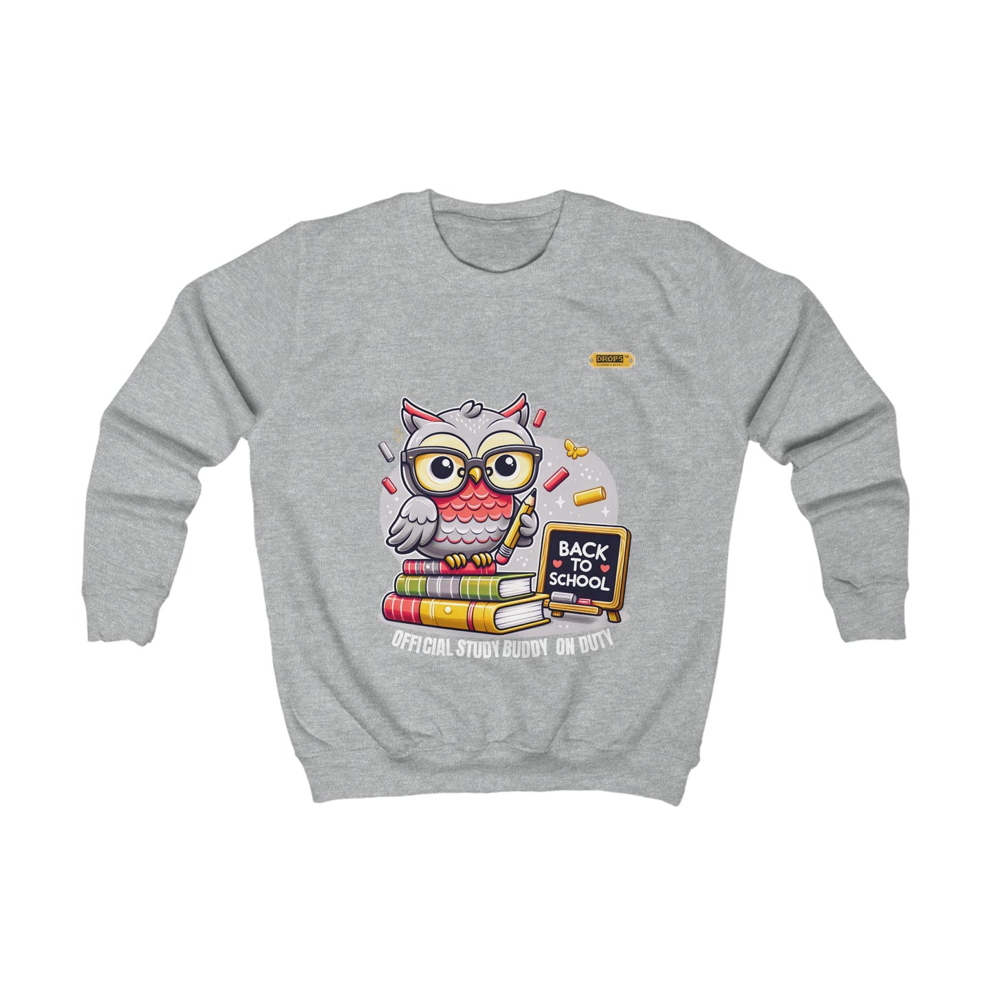Kids Sweatshirt_ N8* Series KIDSSS PT2WW002_ Limited Edition Back to School Range of Sweatshirt by WesternWaves: