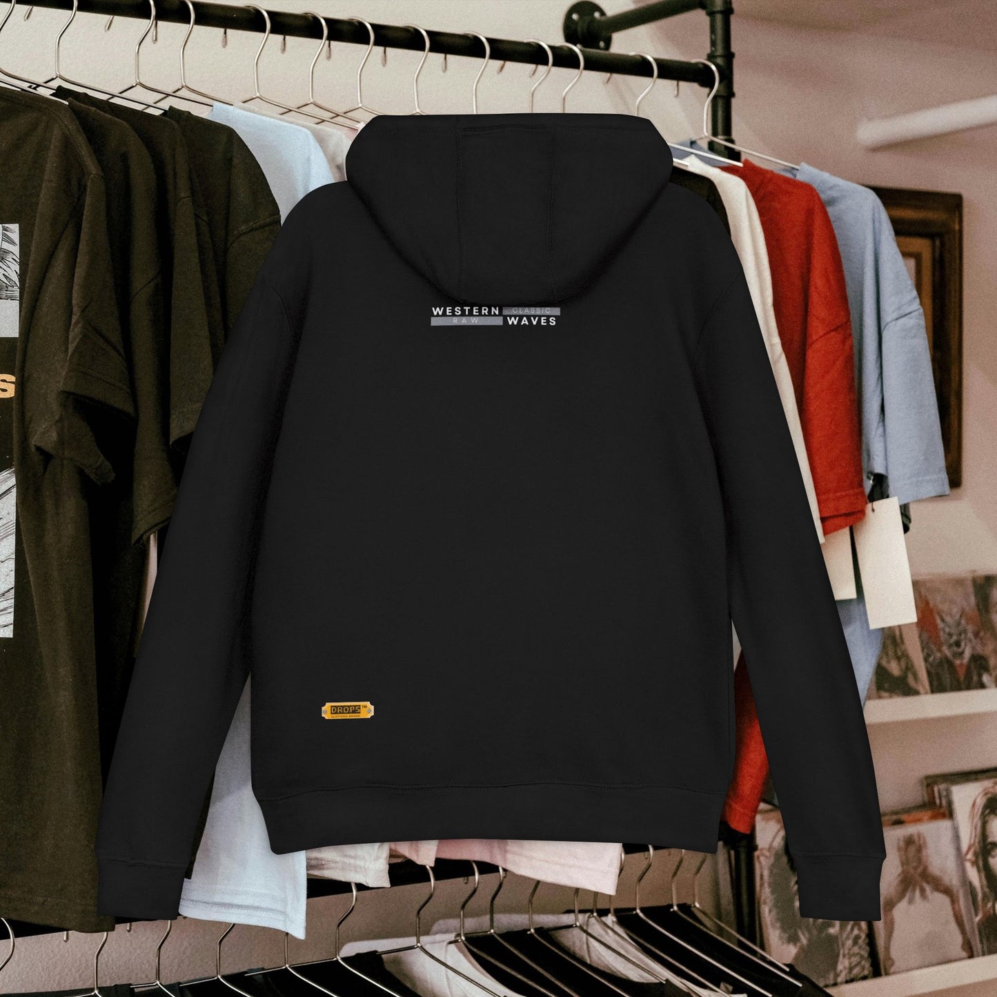 Unisex French Terry Hoodie_ 24 June 2025_ Limited Edition Stylish Fashion by WesternWaves: