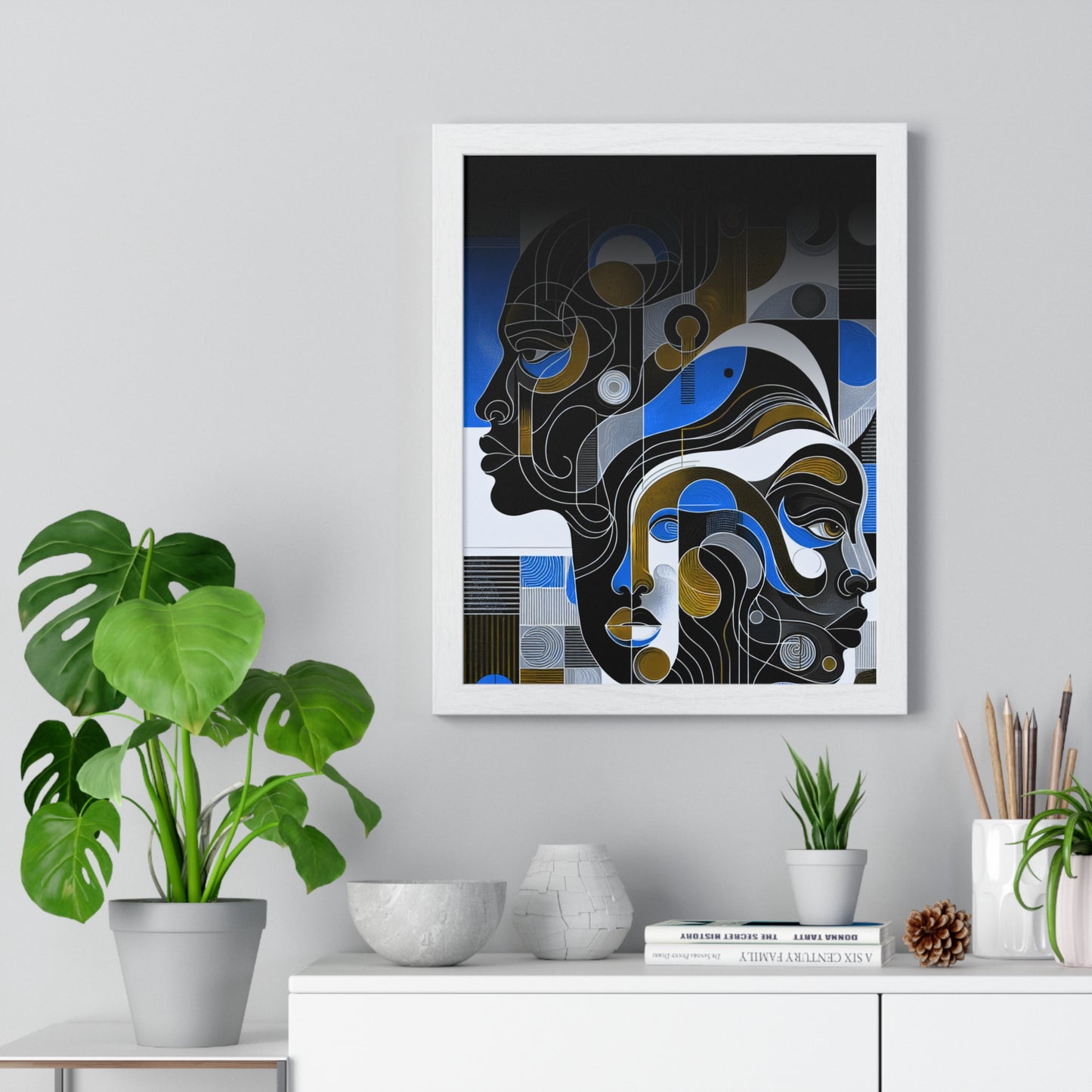 Vertical Framed Poster_ Series N8 VFP PT2WW001_ Limited Edition Home Deco by WesternWaves: