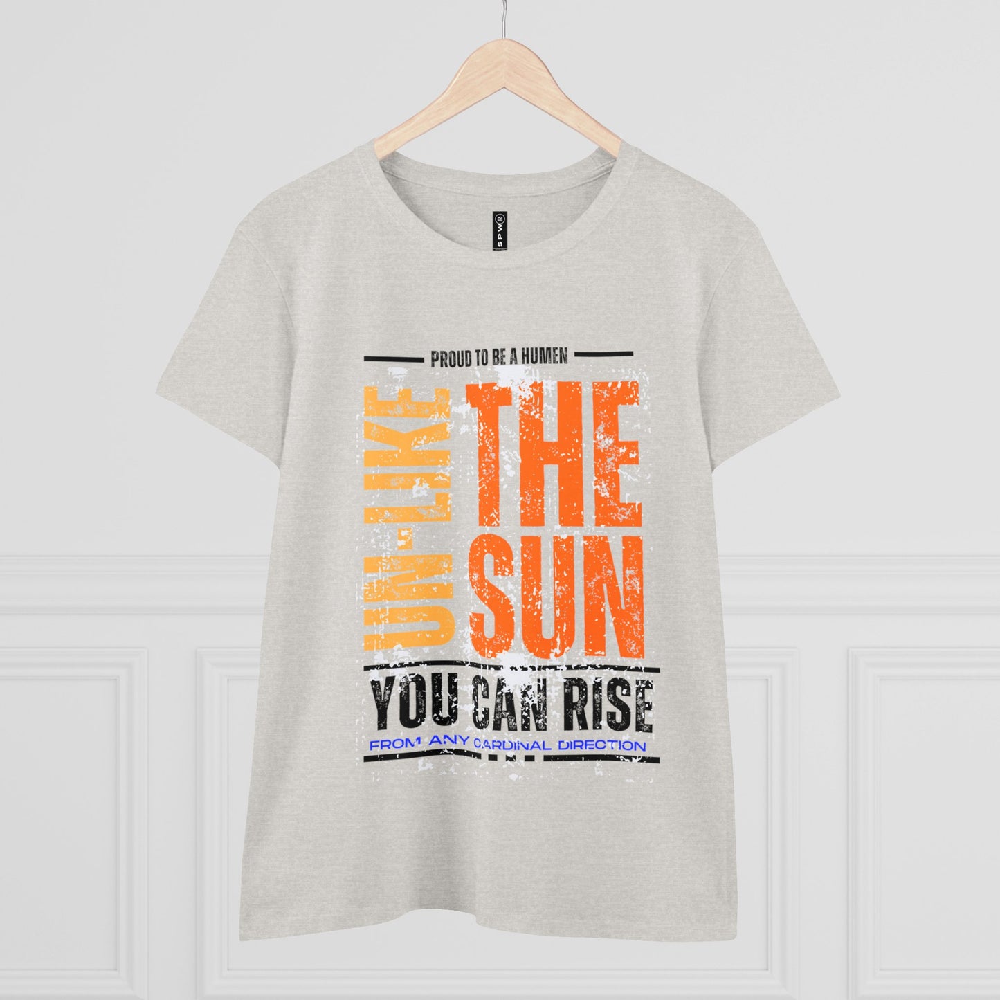 Women's Midweight Cotton Tee_ Essential Comfort_ N2+ Series SSTS PT2WW005_ Limited Edition Perfect Blend of Comfort by WesternWaves: