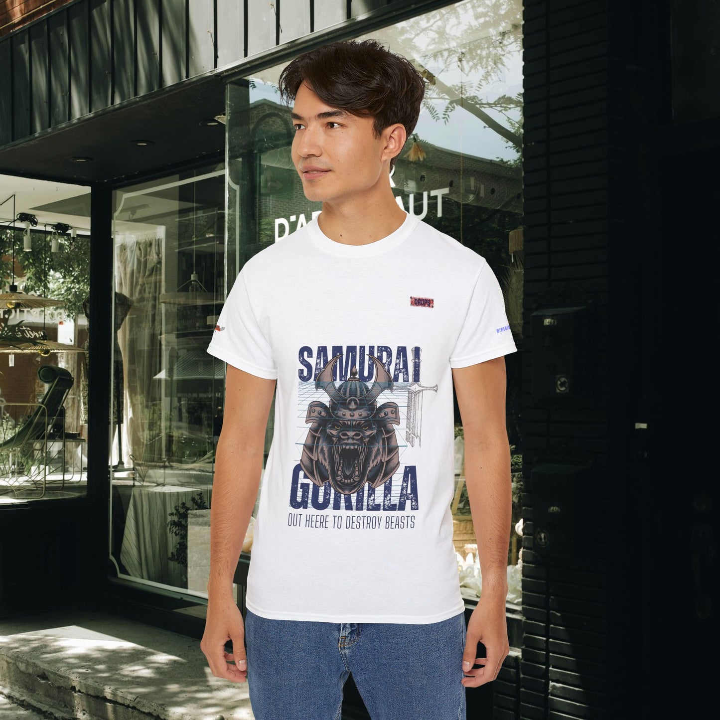 Unisex Ultra Cotton Tee_ Classic Comfort Unleashed_ N2 Series USUCTEE PT2WW004_ Limited Edition Maximum Comfort & Style by WesternWaves: