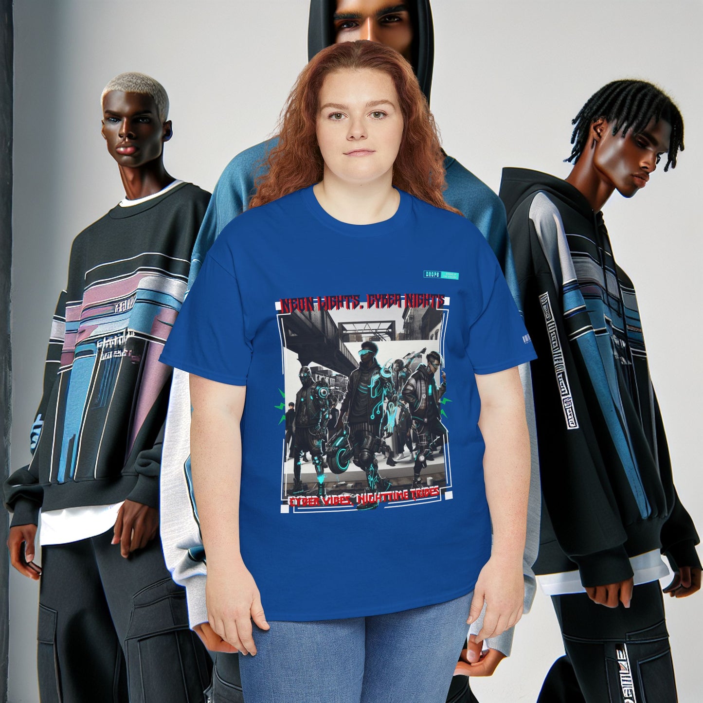 Unisex Heavy Cotton Tee_ N8+ Series USHOSTEE_ PT2WW003_ 01 Oct 2025_ Limited Edition Casual Wear by WesternWaves: