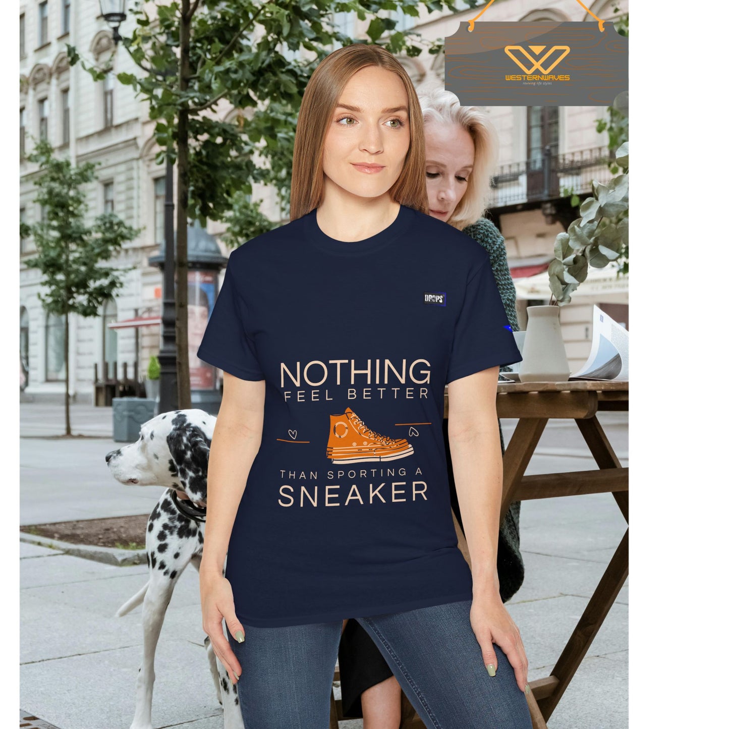 Unisex Ultra Cotton Tee_ Classic Comfort Unleashed_ N2* Series USUCTEE PT2WW009_ Limited Edition Maximum Comfort & Style by WesternWaves: