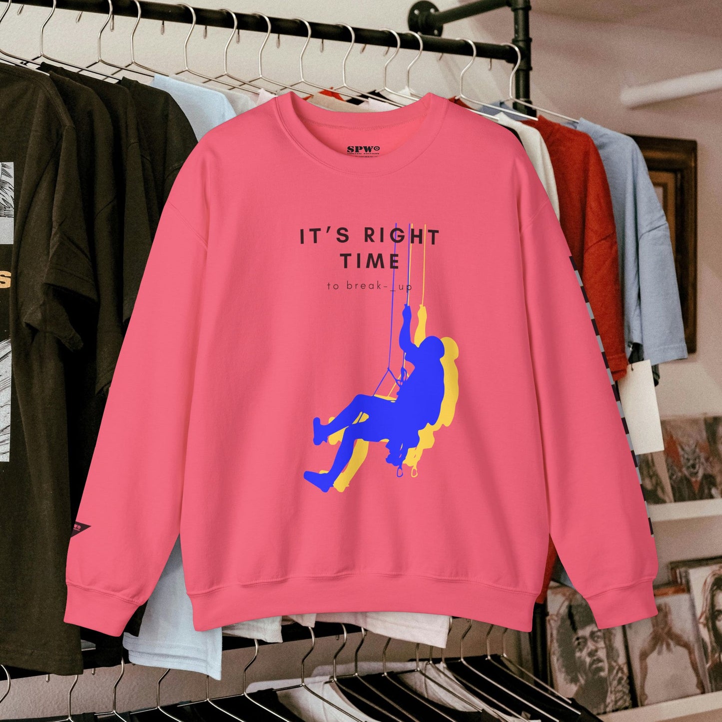 Unisex Heavy Blend™ Crewneck Sweatshirt_ N3+ Series UHBCSS PT2WW019_ Limited Edition by WesternWaves: