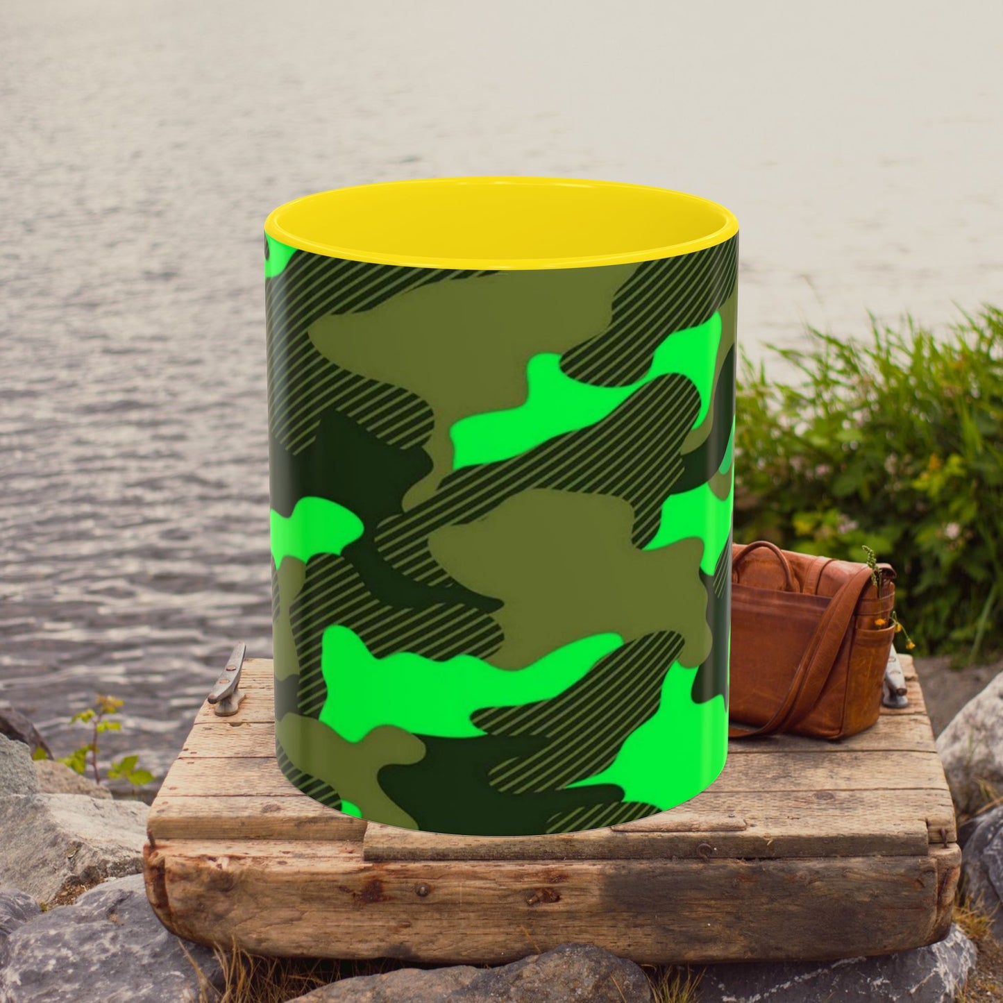 Accent Coffee Mug (11, 15oz)_ N2 Series ACMUG PT2WW004_ Limited Edition Mug by WesternWaves: