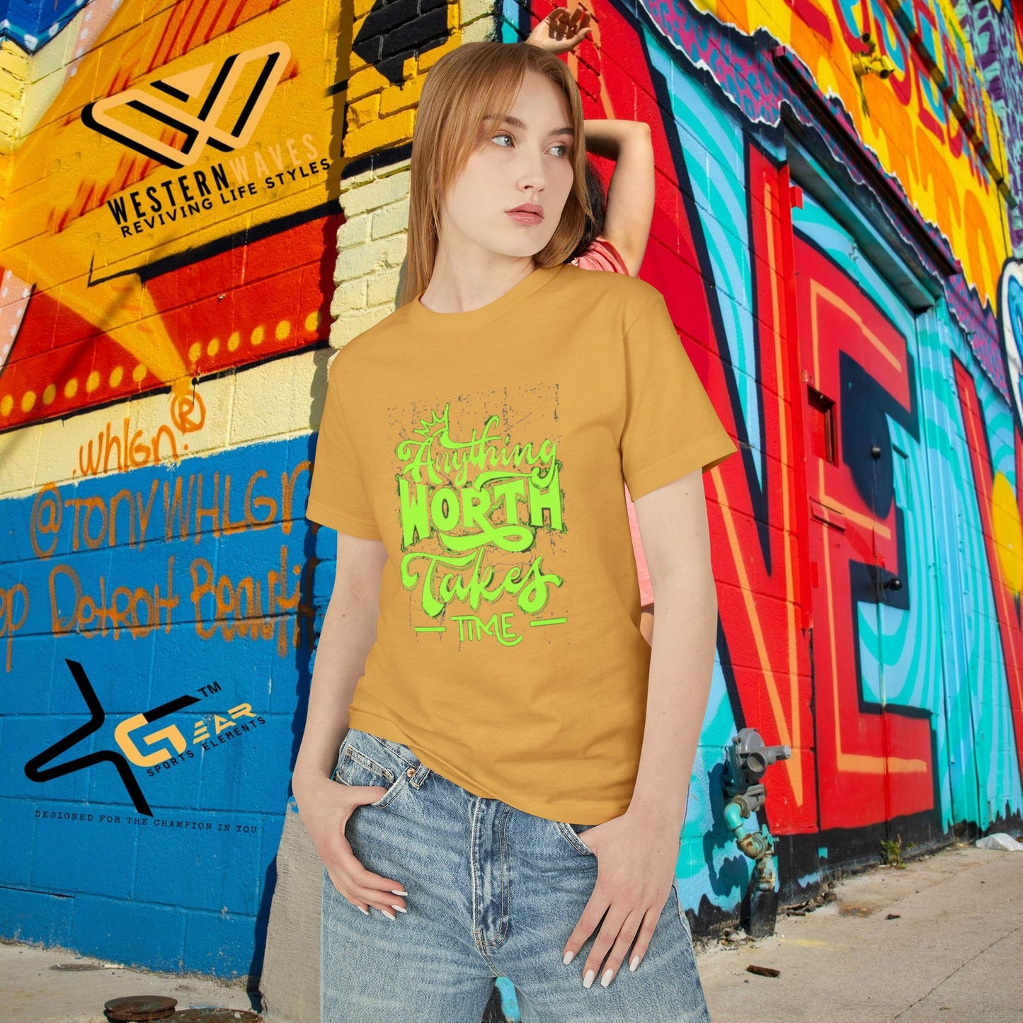 Unisex Garment-Dyed Heavyweight Cotton Tee_ N2+ Series USGDHWCTEE PT2WW007_ Limited Edition Statement of Style by WesternWaves: