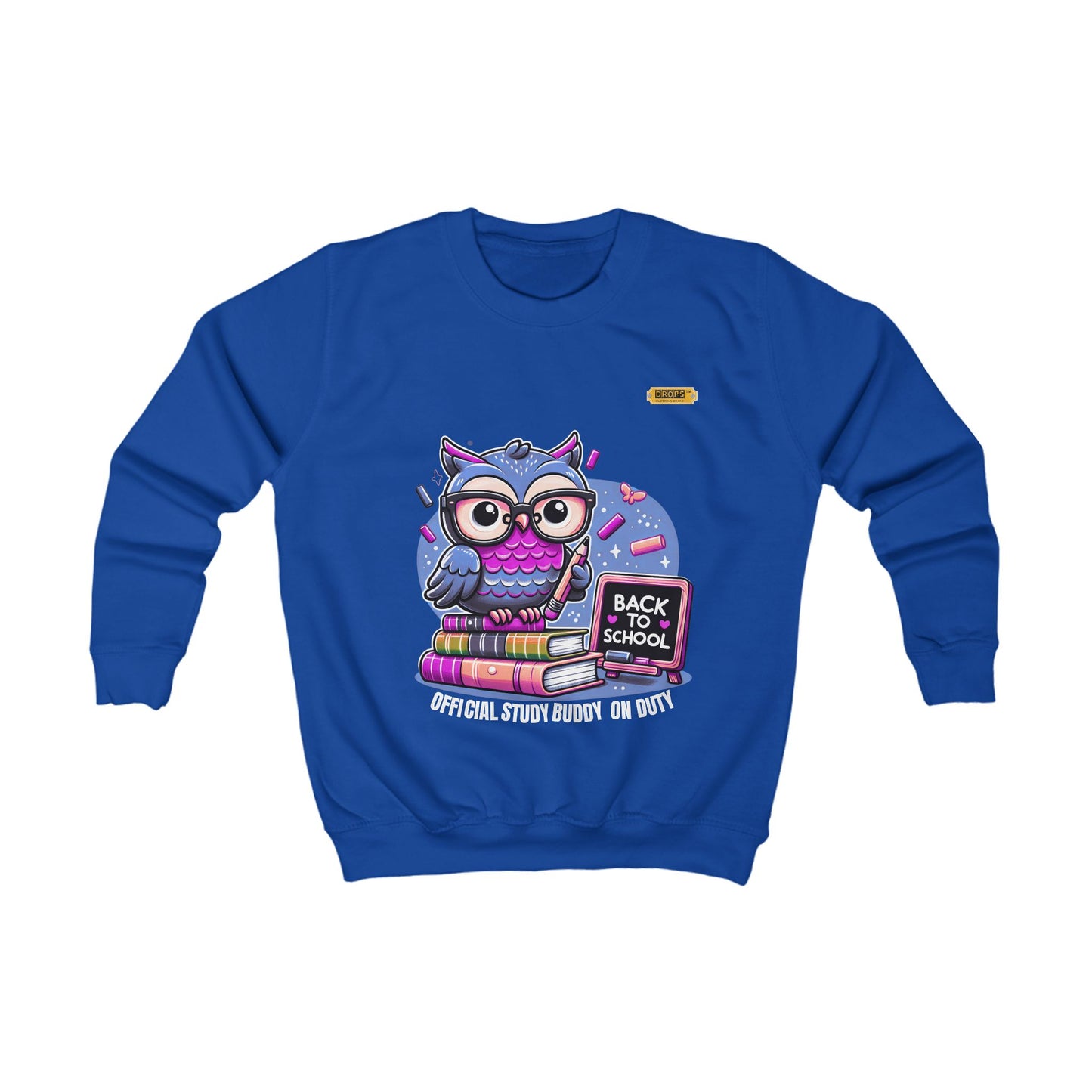 Kids Sweatshirt_ N8* Series KIDSSS PT2WW002_ Limited Edition Back to School Range of Sweatshirt by WesternWaves: