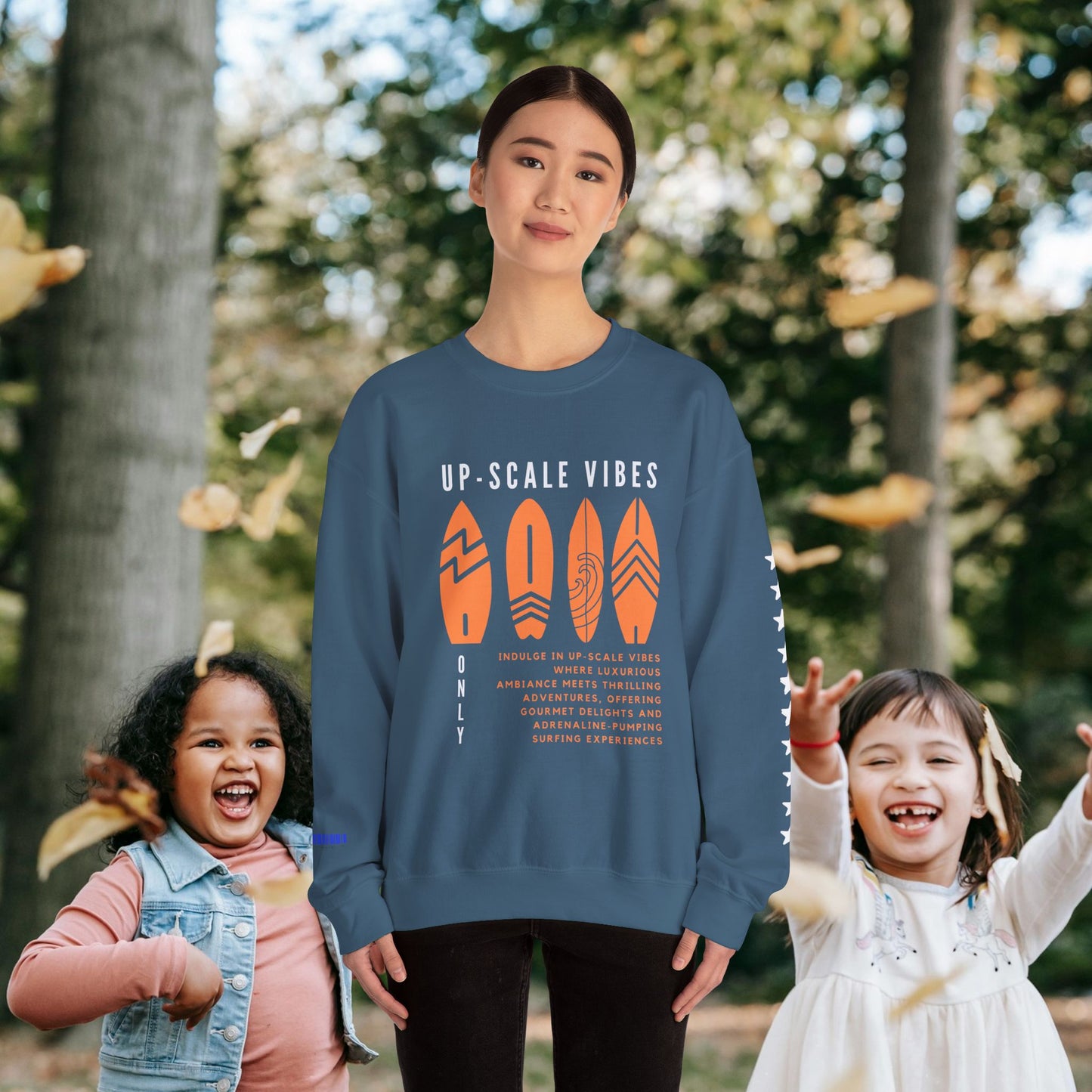 Unisex Heavy Blend™ Crewneck Sweatshirt_ N3+ Series UHBCSS PT2WW009_ Limited Edition Pure Luxury by WesternWaves: