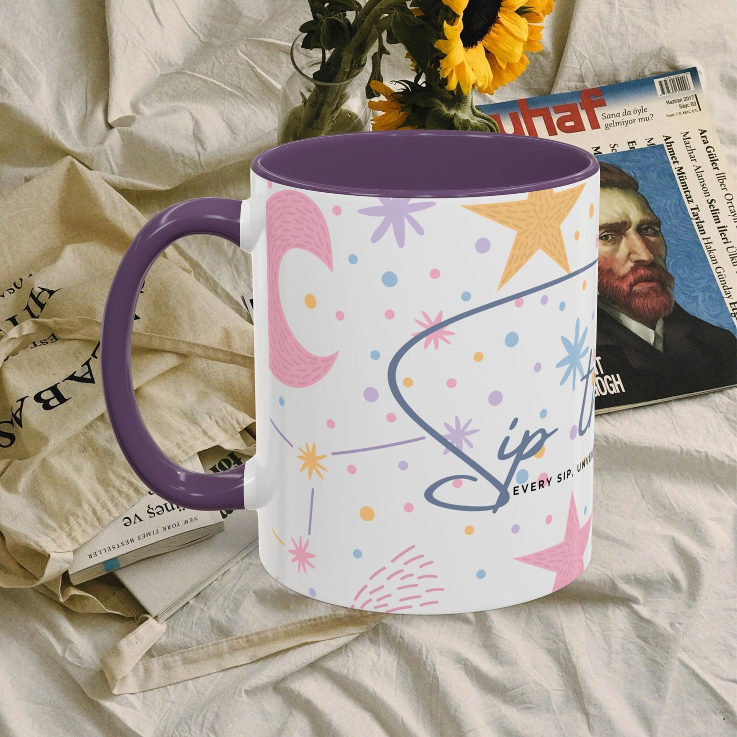 Accent Coffee Mug (11, 15oz) _ N3+ Series ACMUG PT2WW007_ Limited Edition Blend Style & Functionality by WesternWaves: