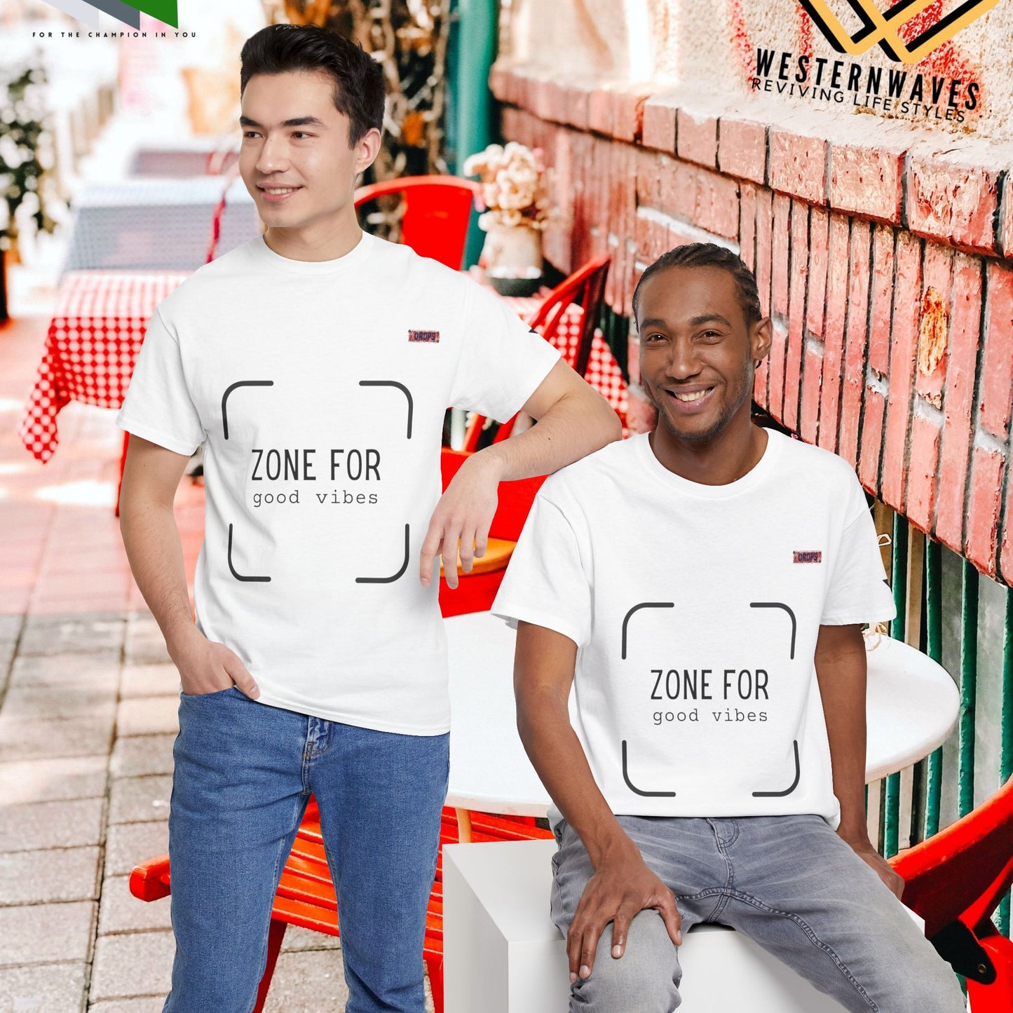 Unisex Heavy Cotton Tee_ 20 July 2025_ Limited Edition Unique Summer Wear_ by WesternWaves: