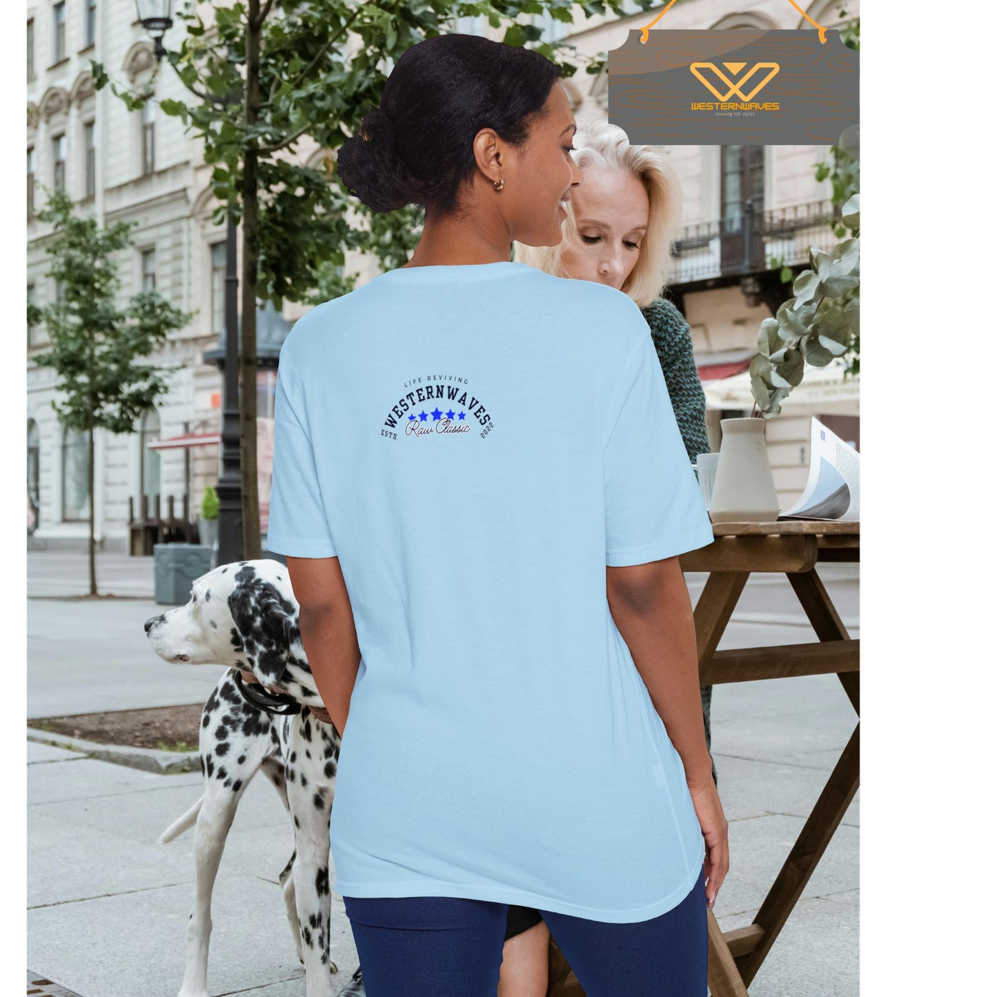 Unisex District® Re-Tee®_ N Series USDRR_ PT2WW001_ Sustainable Style by WesternWaves: