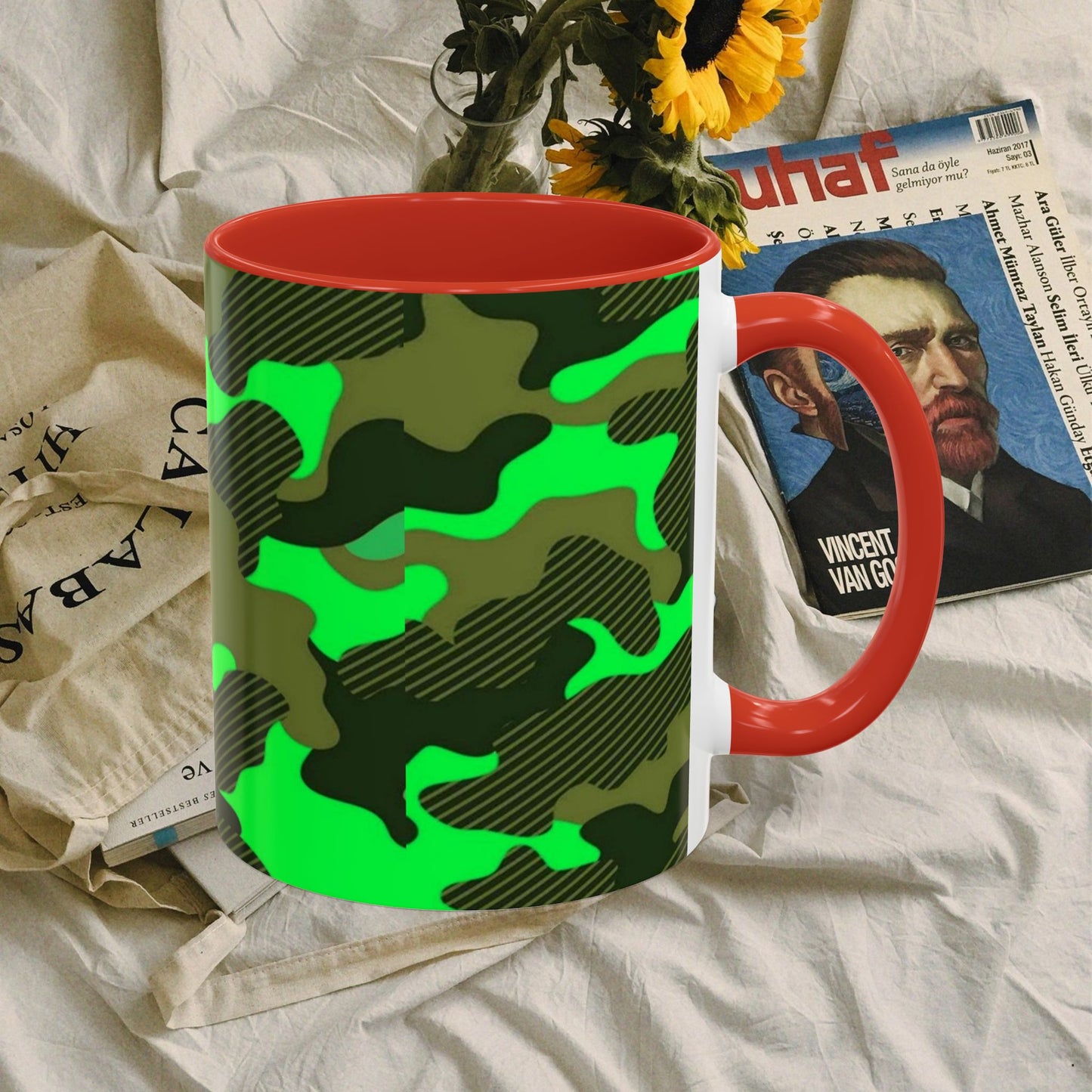 Accent Coffee Mug (11, 15oz)_ N2 Series ACMUG PT2WW004_ Limited Edition Mug by WesternWaves: