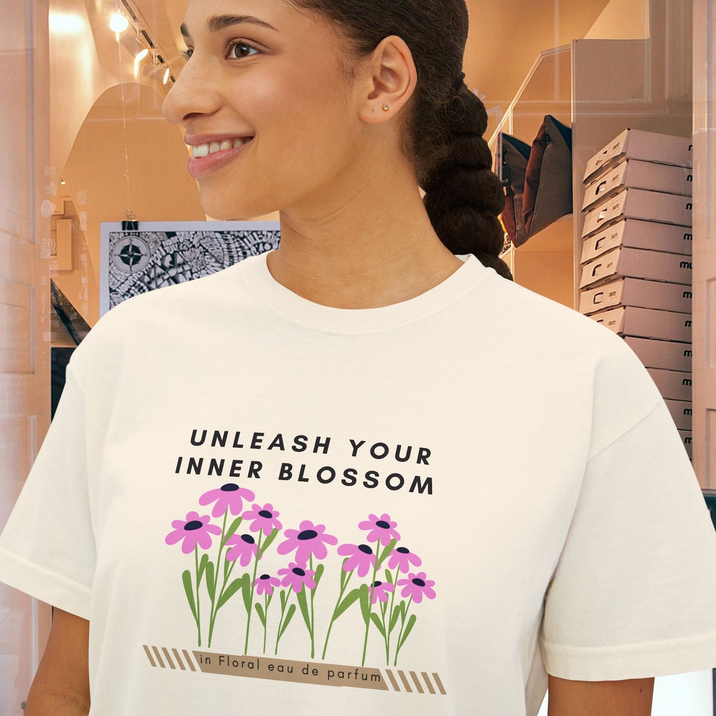 Women's Boxy Tee_ N3+ Series WBTEE PT2WW001_ limited edition by WesternWaves: