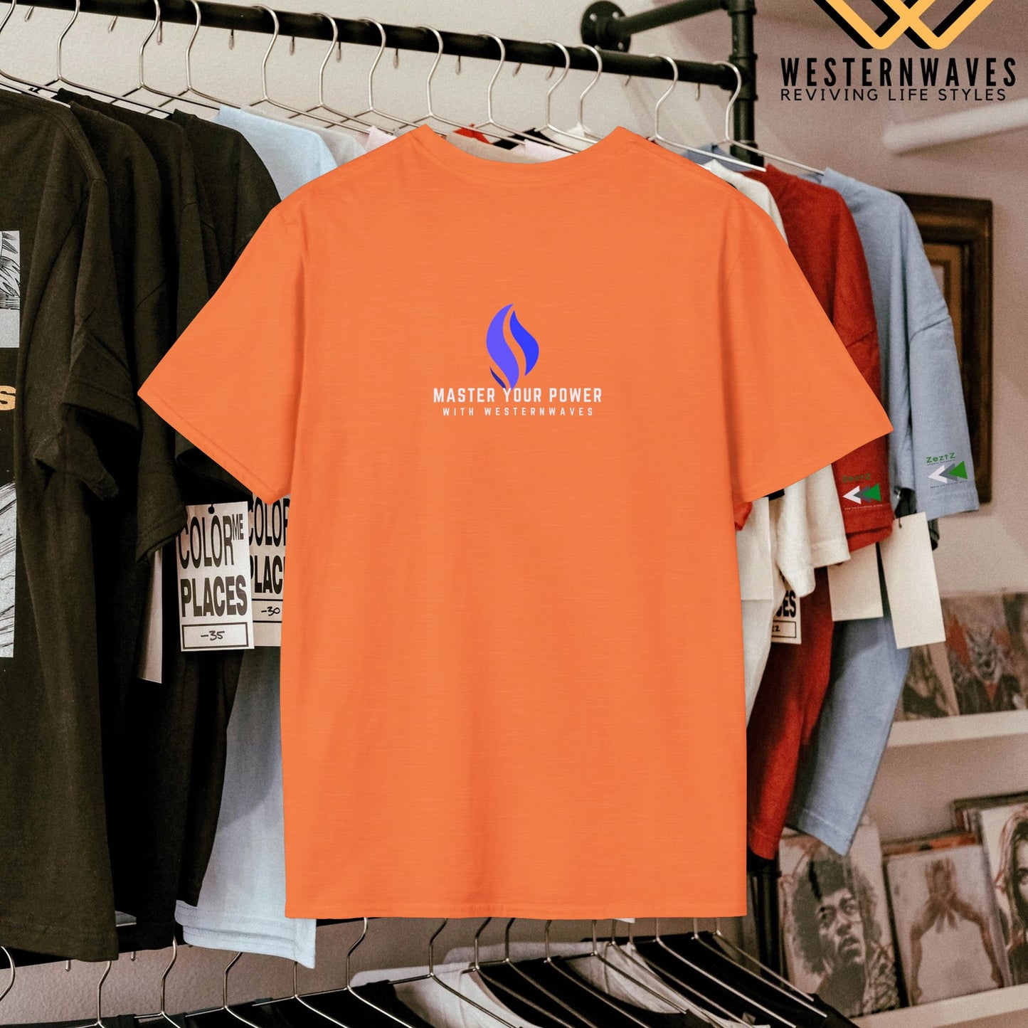 Unisex Softstyle T-Shirt_ N3+ Series USSSTS PT2WW001_ Limited Edition Versatile Style and Comfort by WesternWaves: