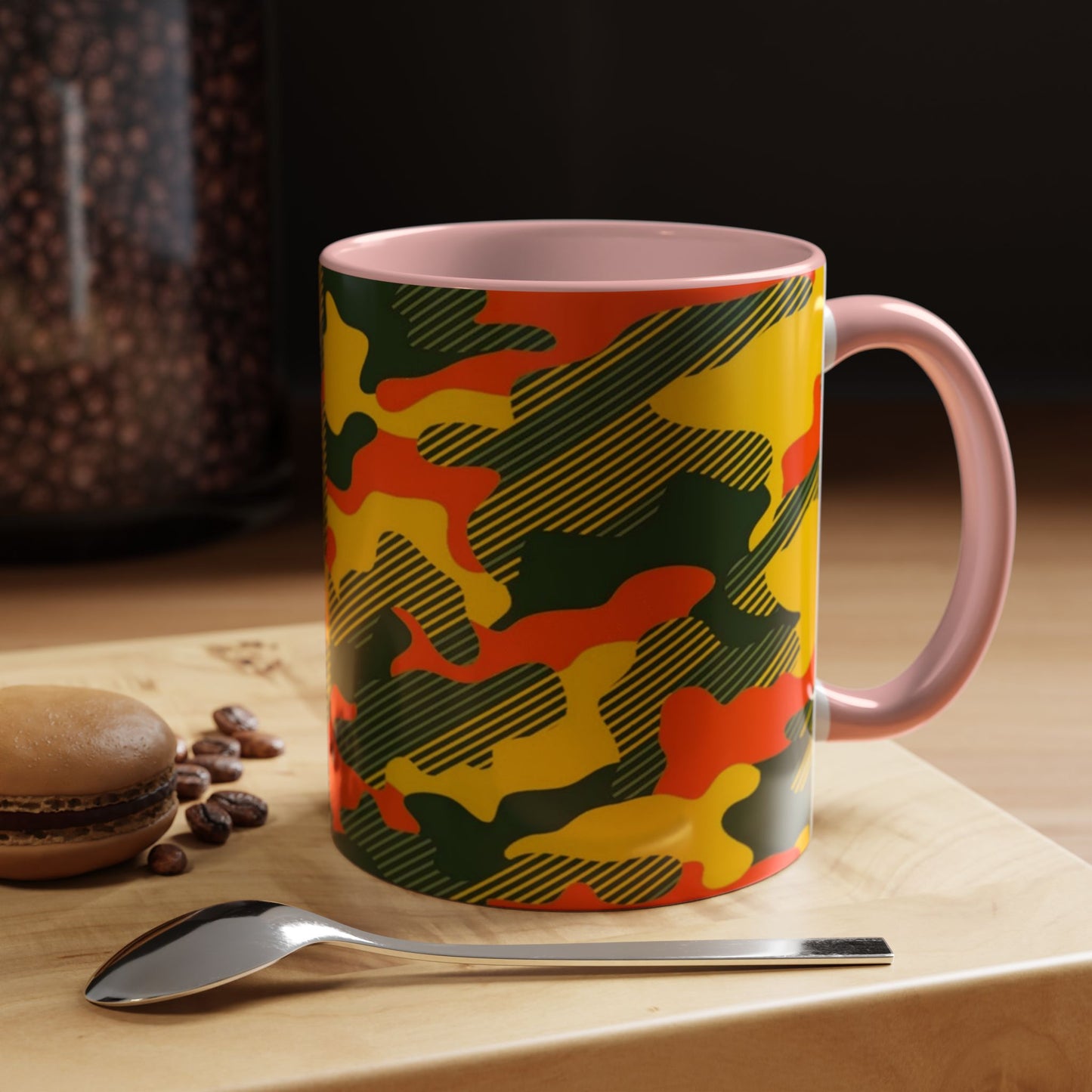 Accent Coffee Mug 11oz, 15 oz_ N2 Series ACM11OZ PT2WW001_ Vibrant Limited Edition Design by WesternWawes