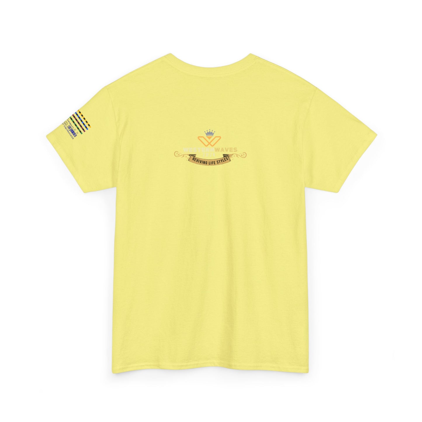 Unisex Heavy Cotton Tee_ Crafted from premium 100% cotton_ N+ Series UHCT PT2WV003_ Limited Edition by WesternWaves: