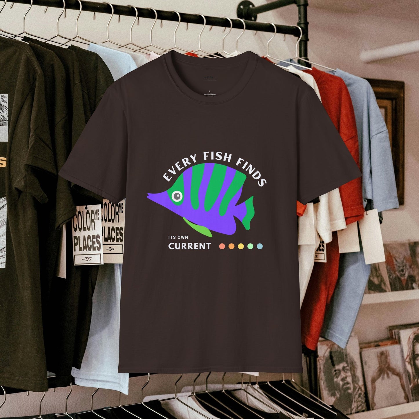 Unisex Softstyle T-Shirt_ N+ Series USSTS FT2WW009_ Limited Edition by WesternWaves: