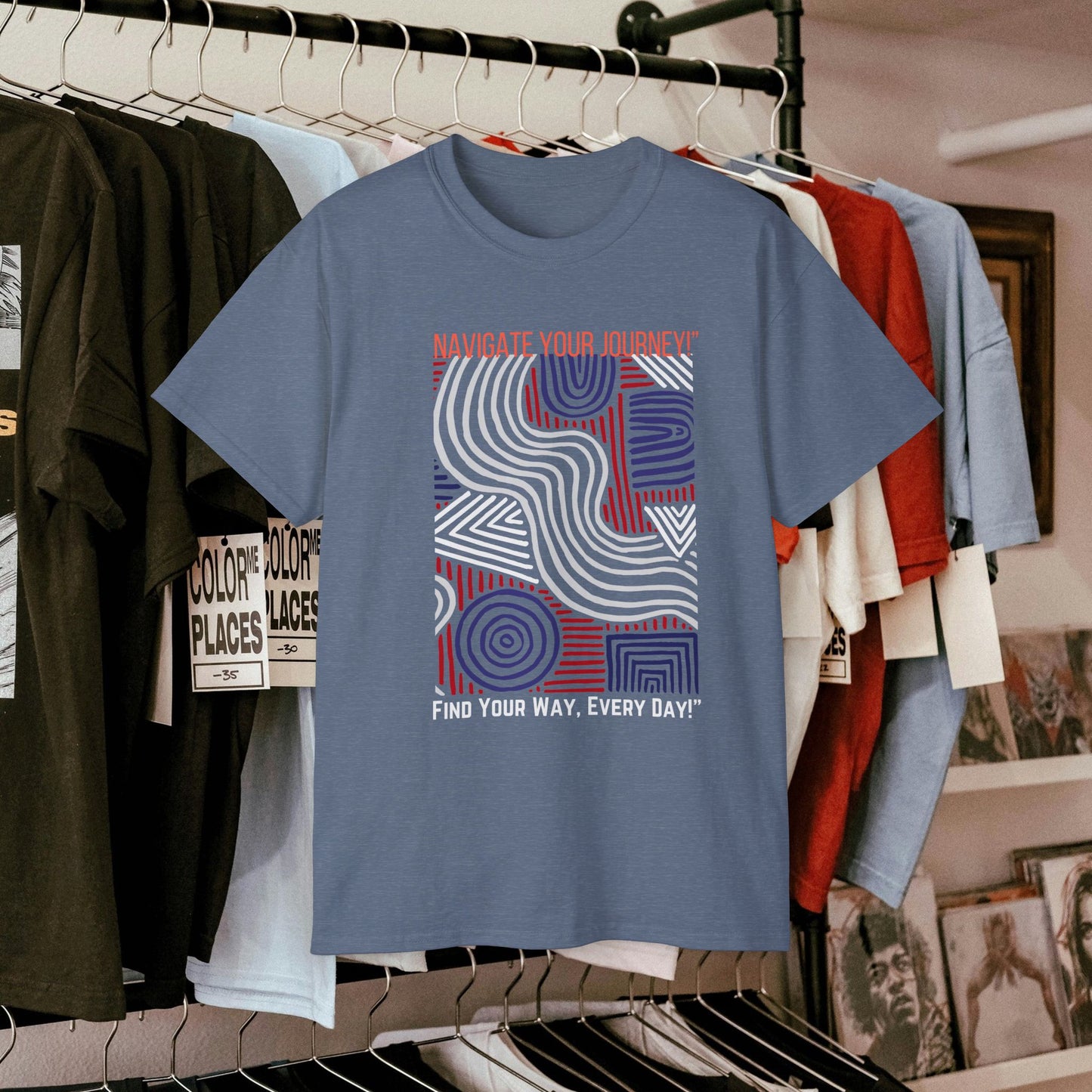Unisex Ultra Cotton Tee_ Classic Comfort Unleashed_ N2+ Series USUCTEE PT2WW005_ Limited Edition Maximum Comfort & Style by WesternWaves:
