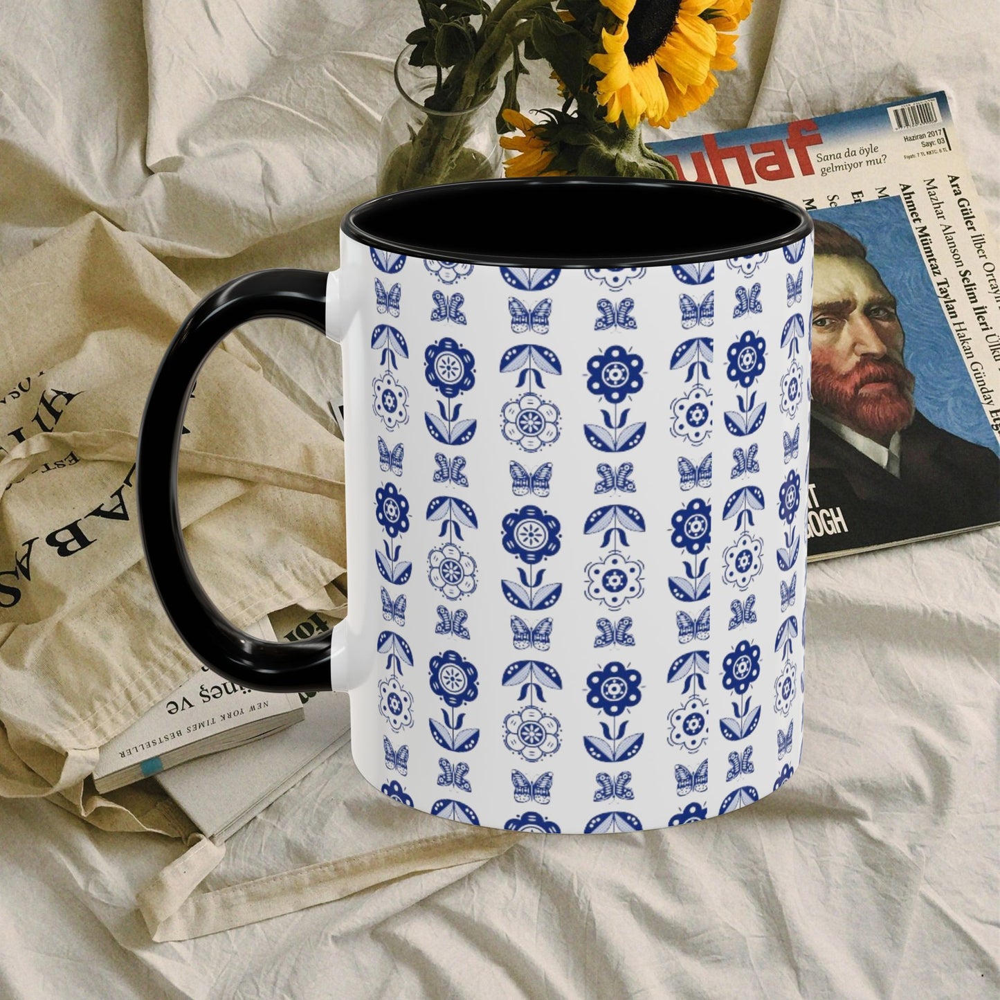 Accent Coffee Mug 11, 15oz_ N3+ Series ACM11OZ PT2WW016_ Limited Edition Perfect Blend of Style by WesternWaves: